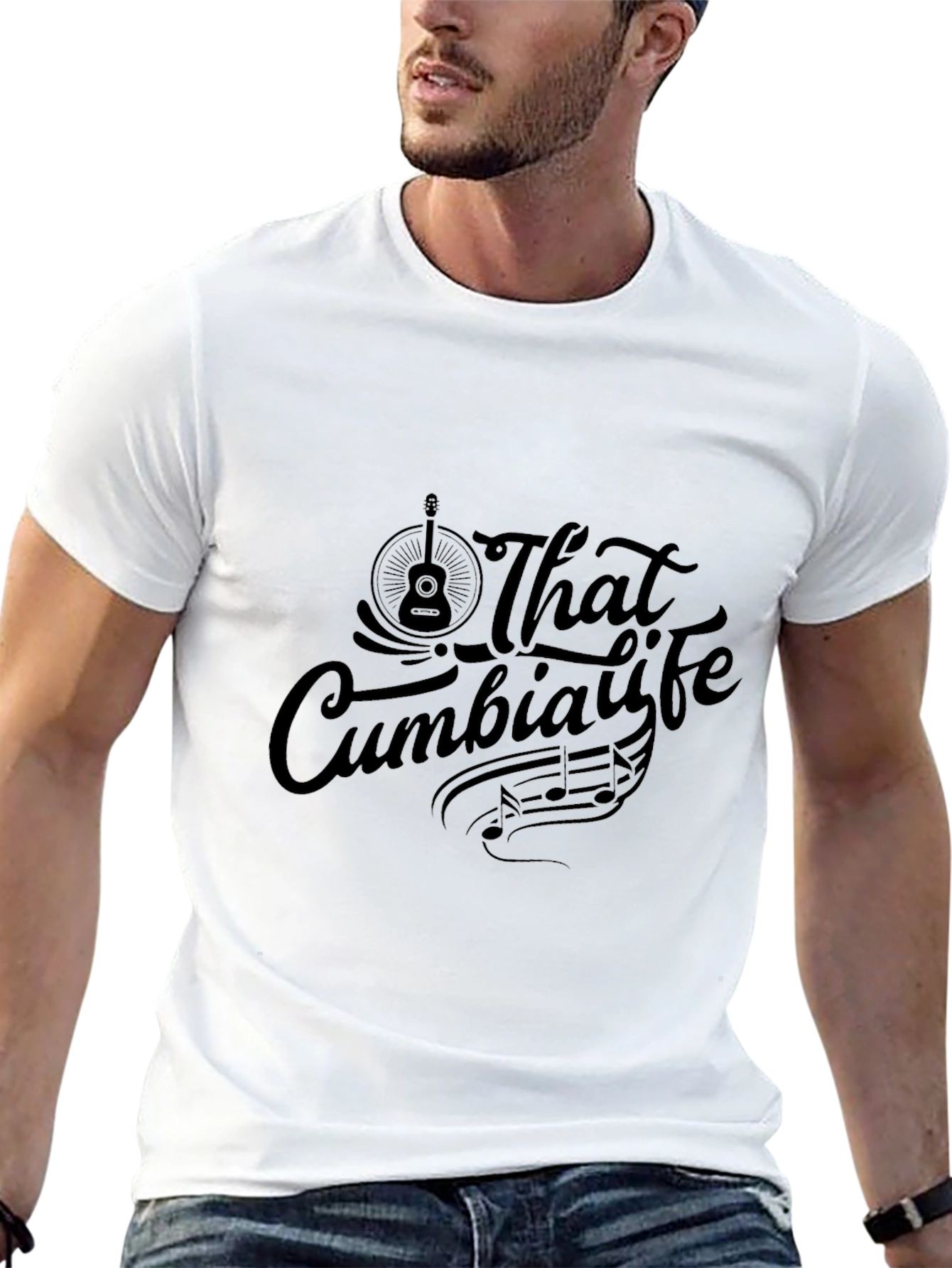 That Cumbia Life Black Graphic Tee