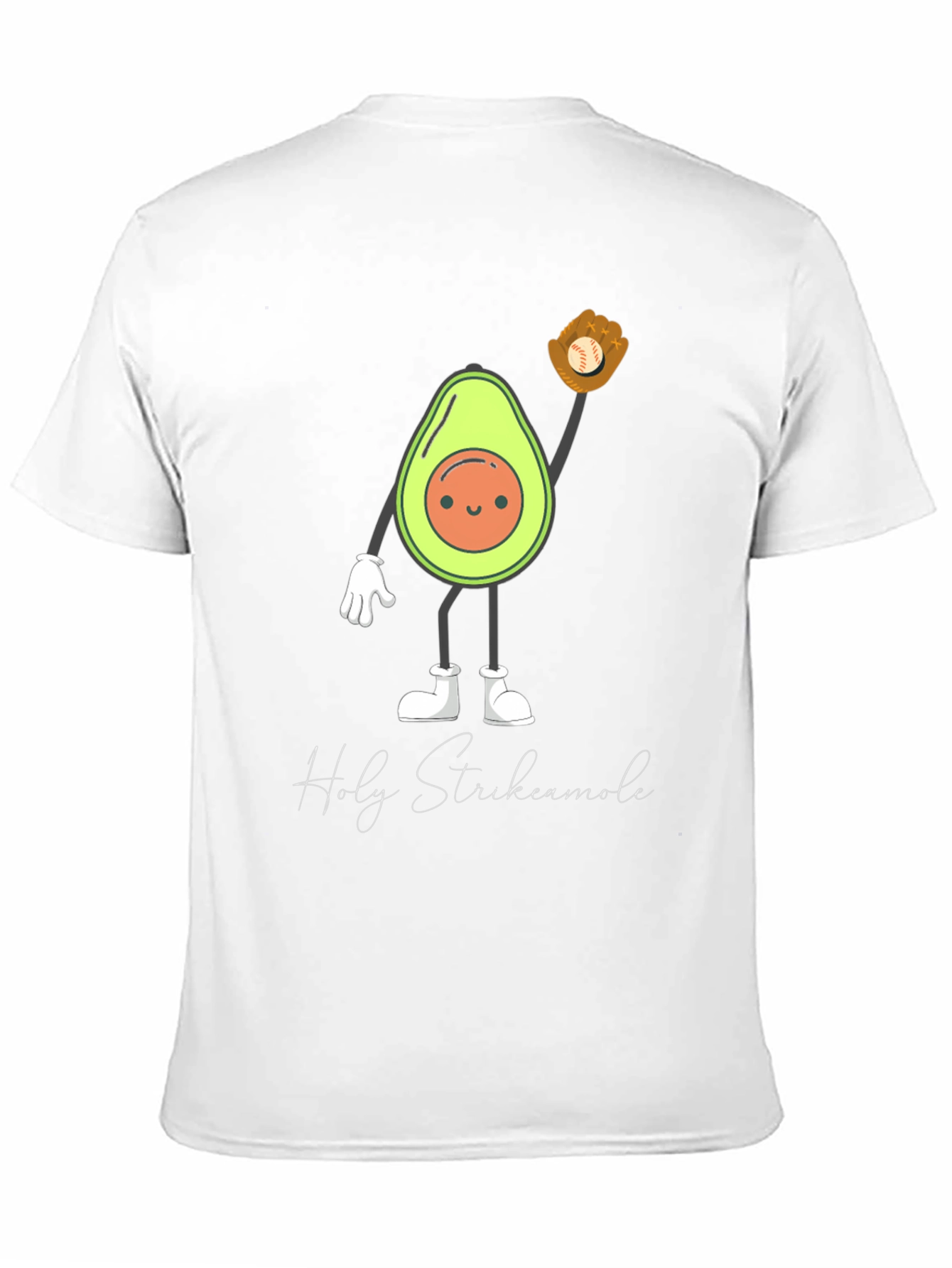 Funny Holy Strikecamole Avocado Baseball Graphic Tee
