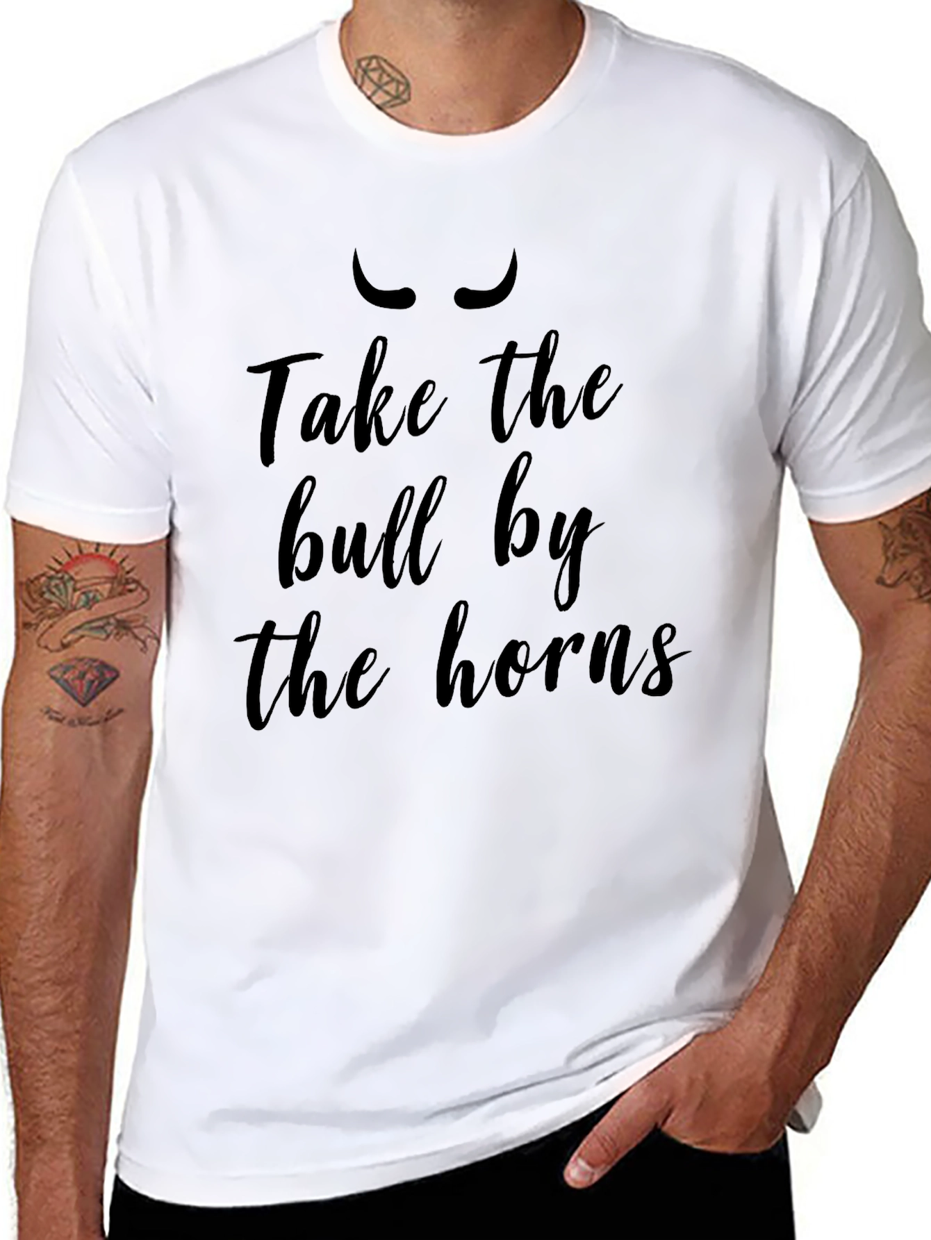 Take The Bull By The Horns Graphic T-Shirt