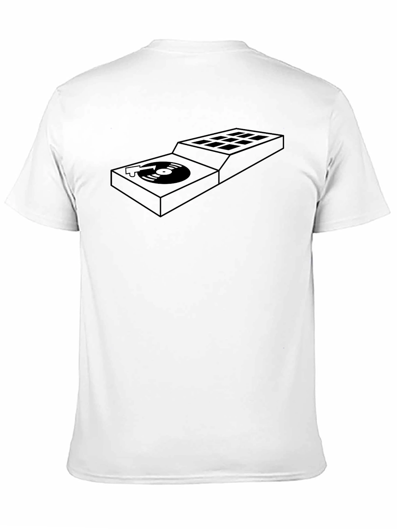 DJ Turntable Graphic Tee - Cool Music Lover Shirt