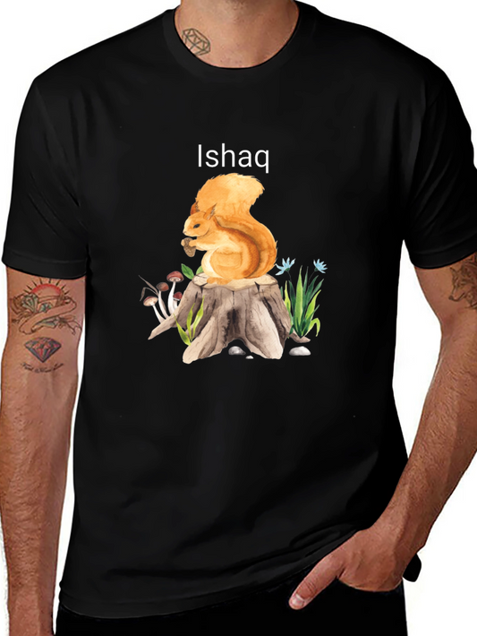 Squirrel Stump Tee - Ishraq Name Shirt