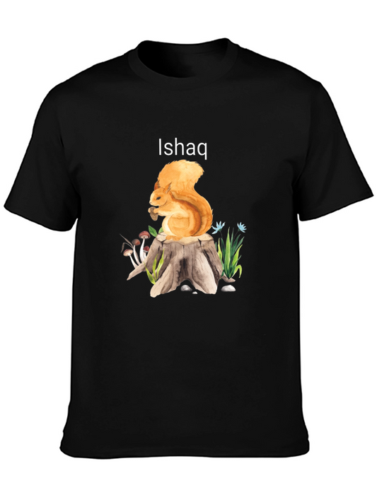 Squirrel Stump Tee - Ishraq Name Shirt
