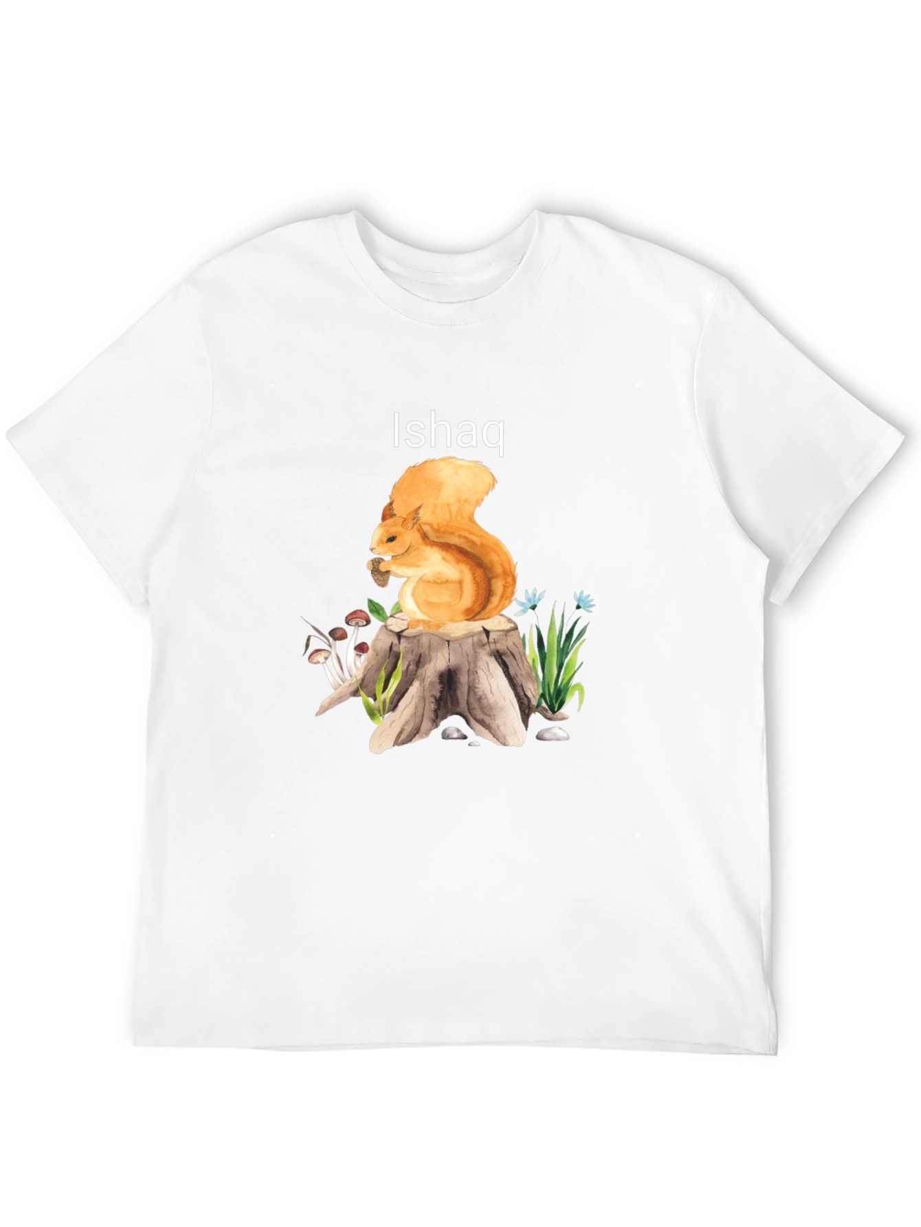 Squirrel Stump Tee - Ishraq Name Shirt