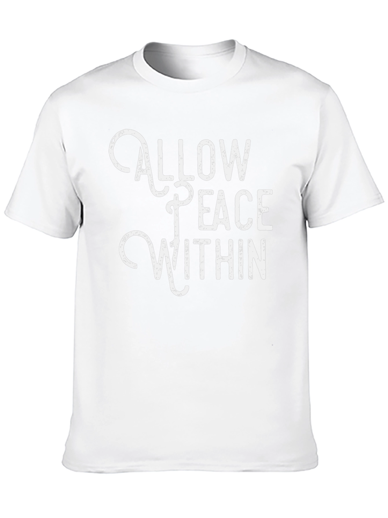 Allow Peace Within Black Graphic Tee
