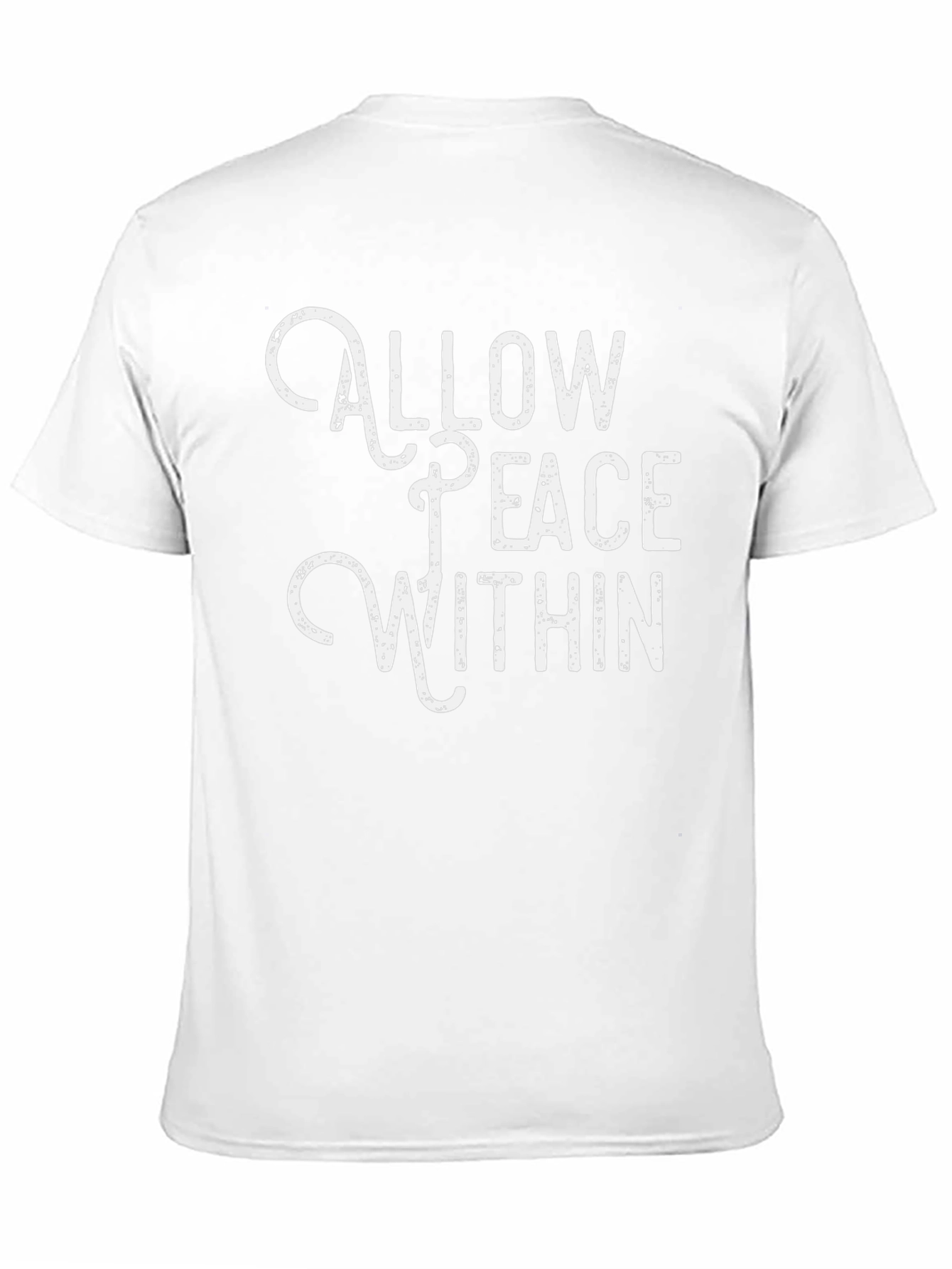 Allow Peace Within Black Graphic Tee