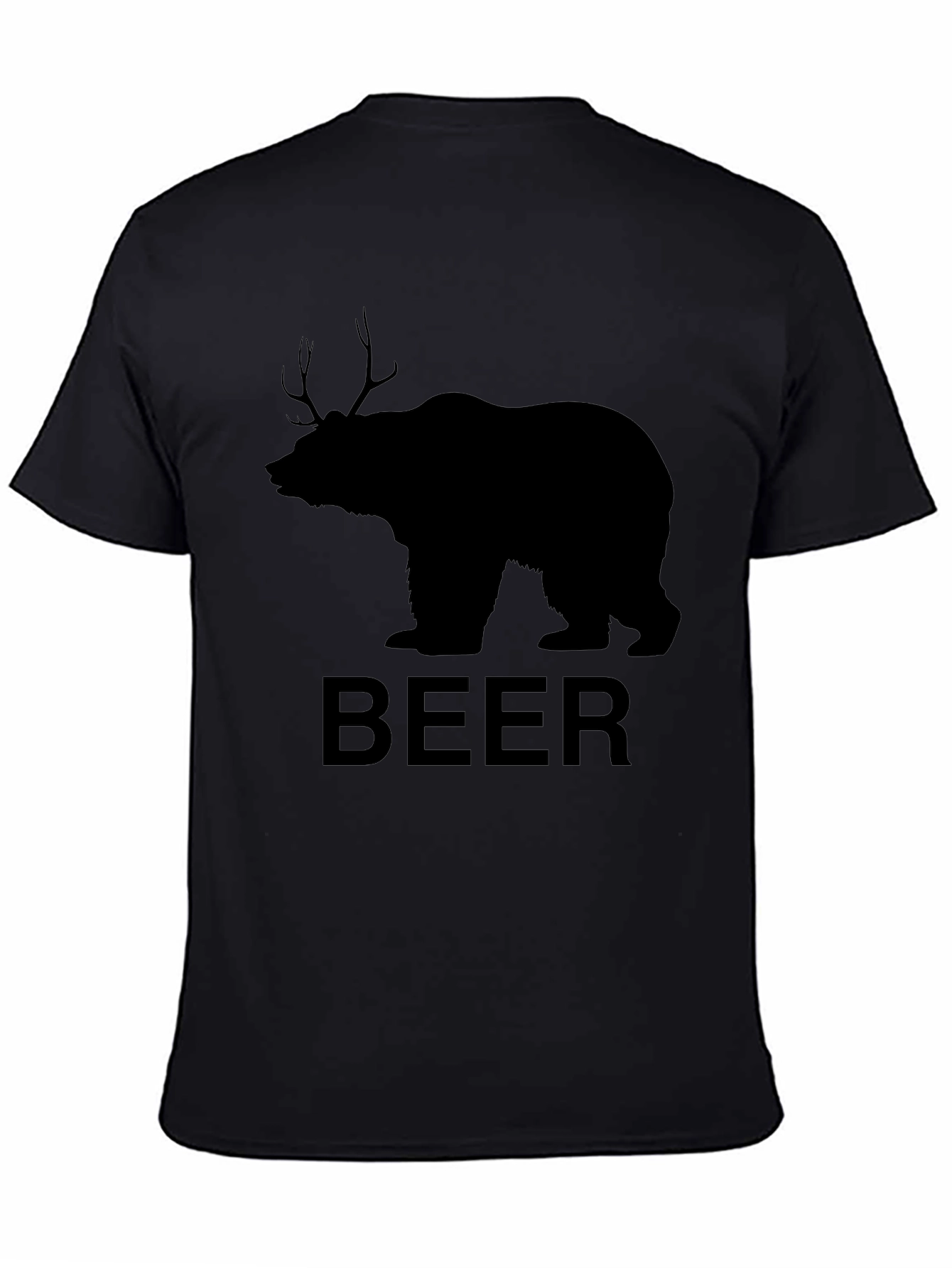 Bear Deer Beer Graphic T-Shirt