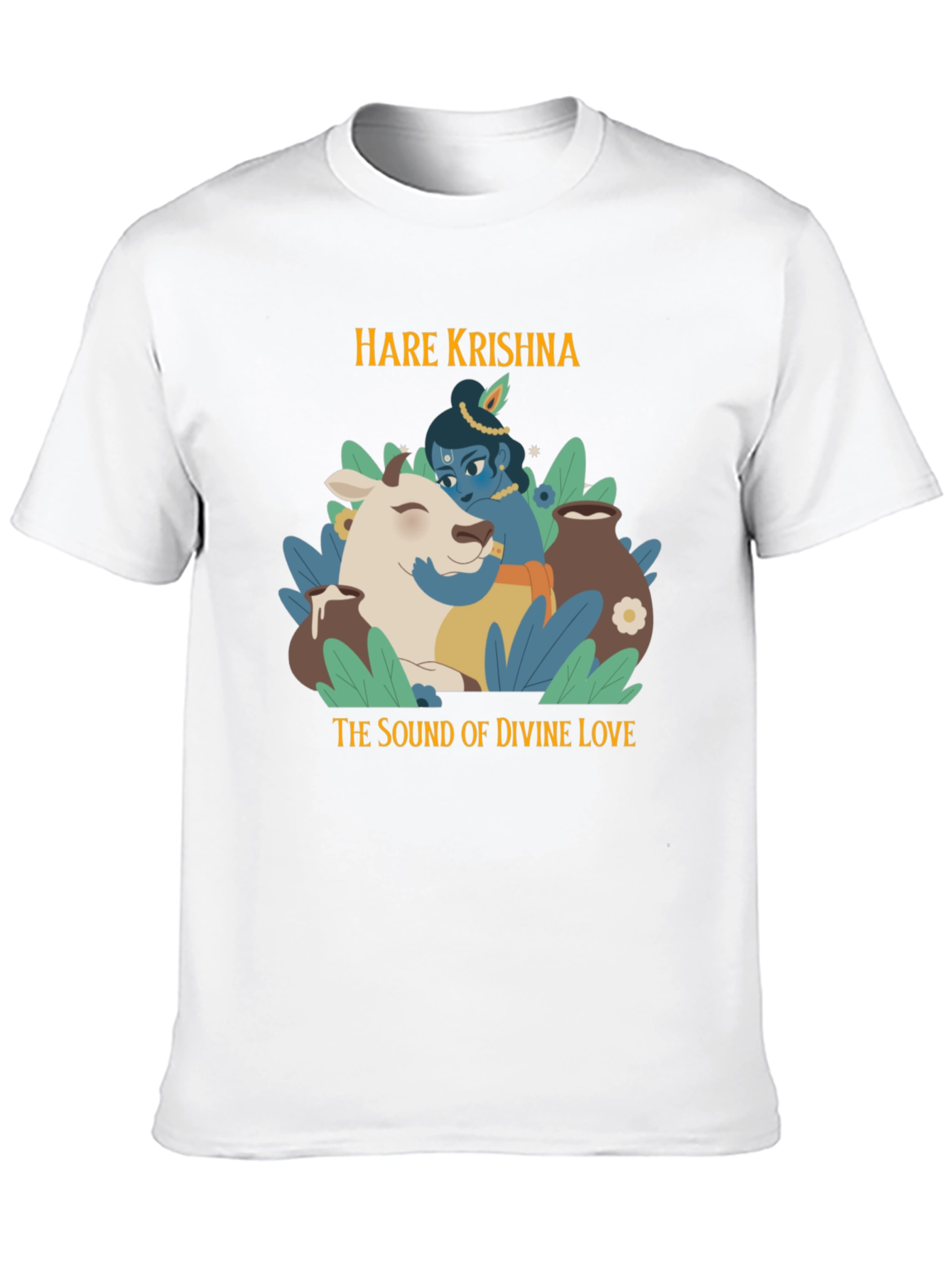 Hare Krishna Divine Love Graphic T-Shirt
