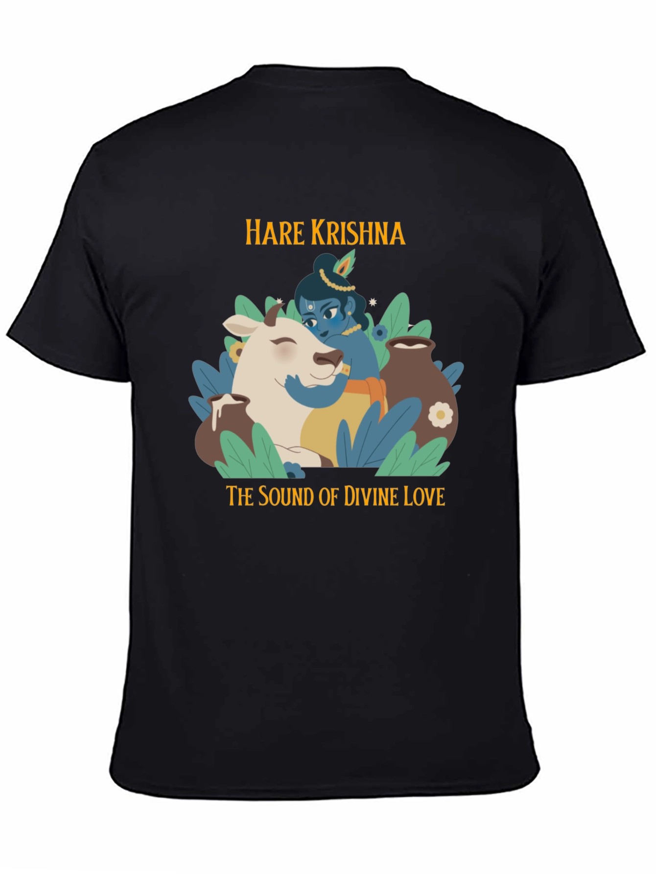 Hare Krishna Divine Love Graphic T-Shirt