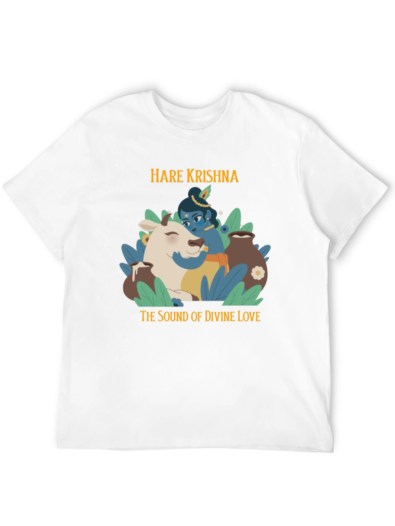 Hare Krishna Divine Love Graphic T-Shirt