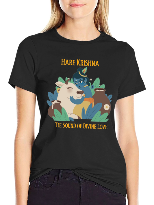 Hare Krishna Divine Love Graphic T-Shirt