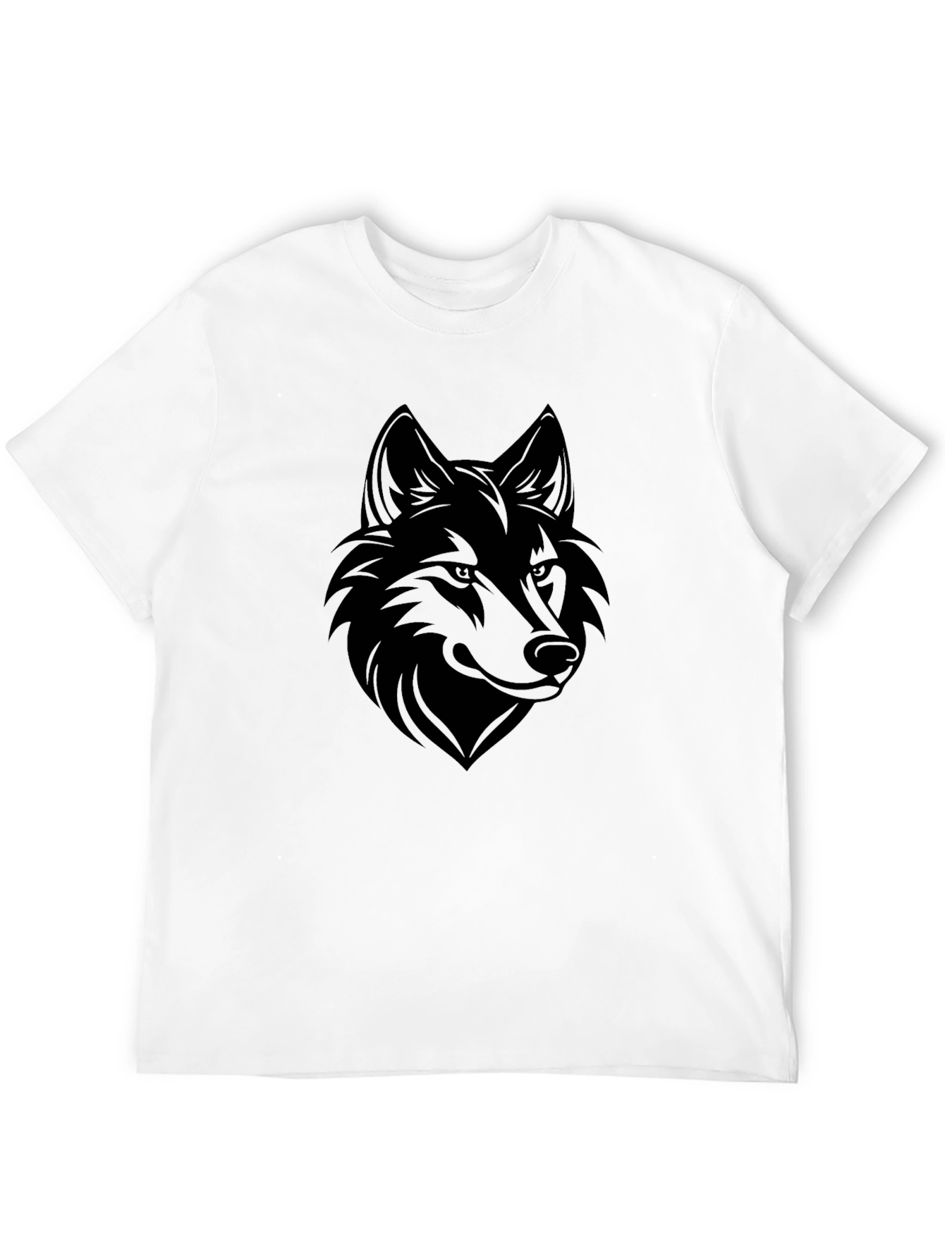 Black Wolf Graphic Tee - Mens