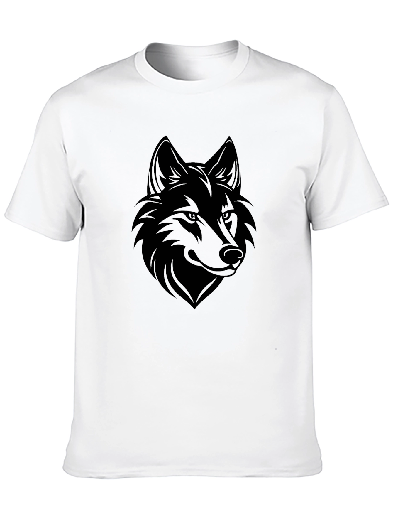 Black Wolf Graphic Tee - Mens