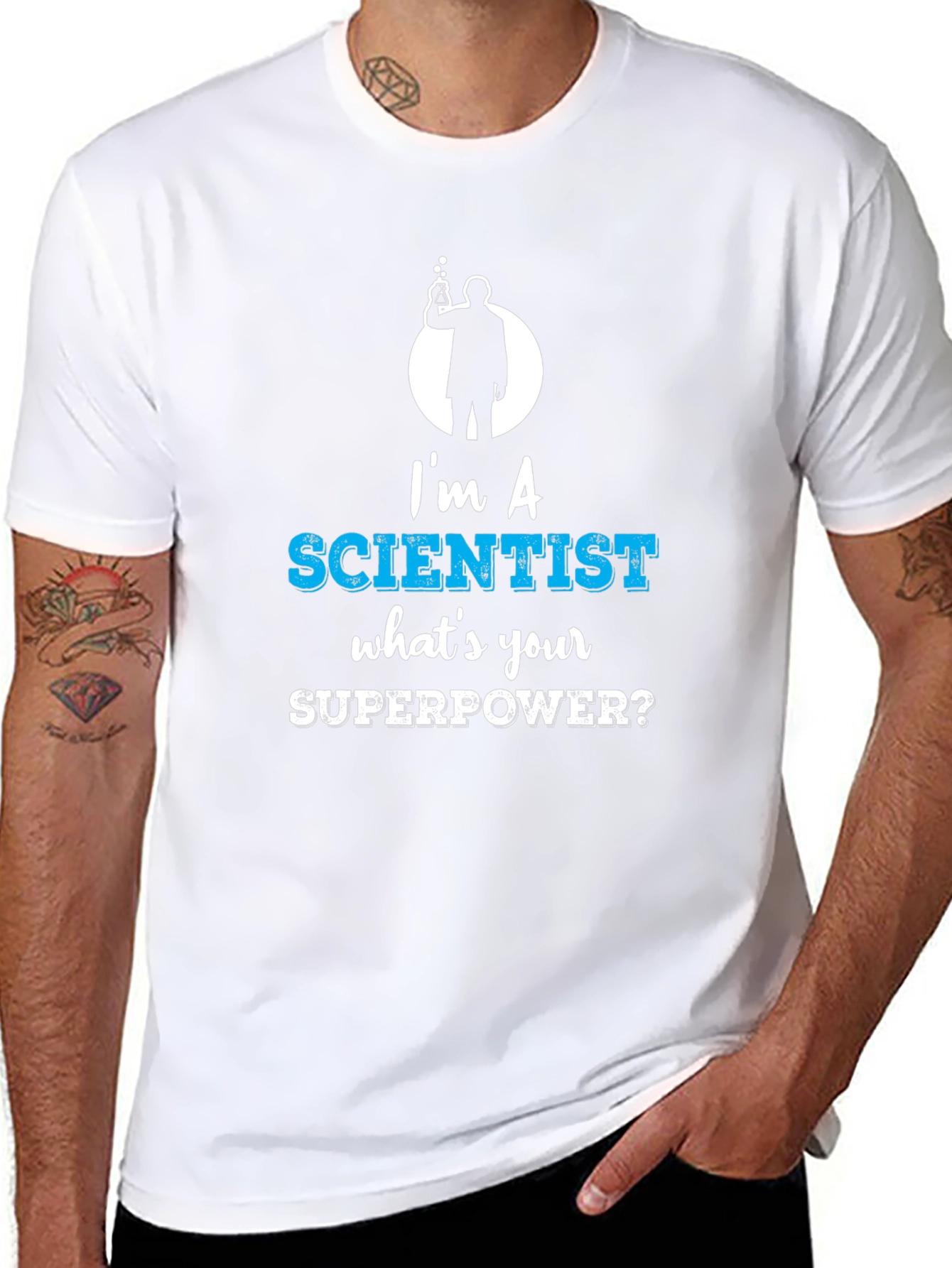 Scientist Superpower T-Shirt - Funny Science Tee
