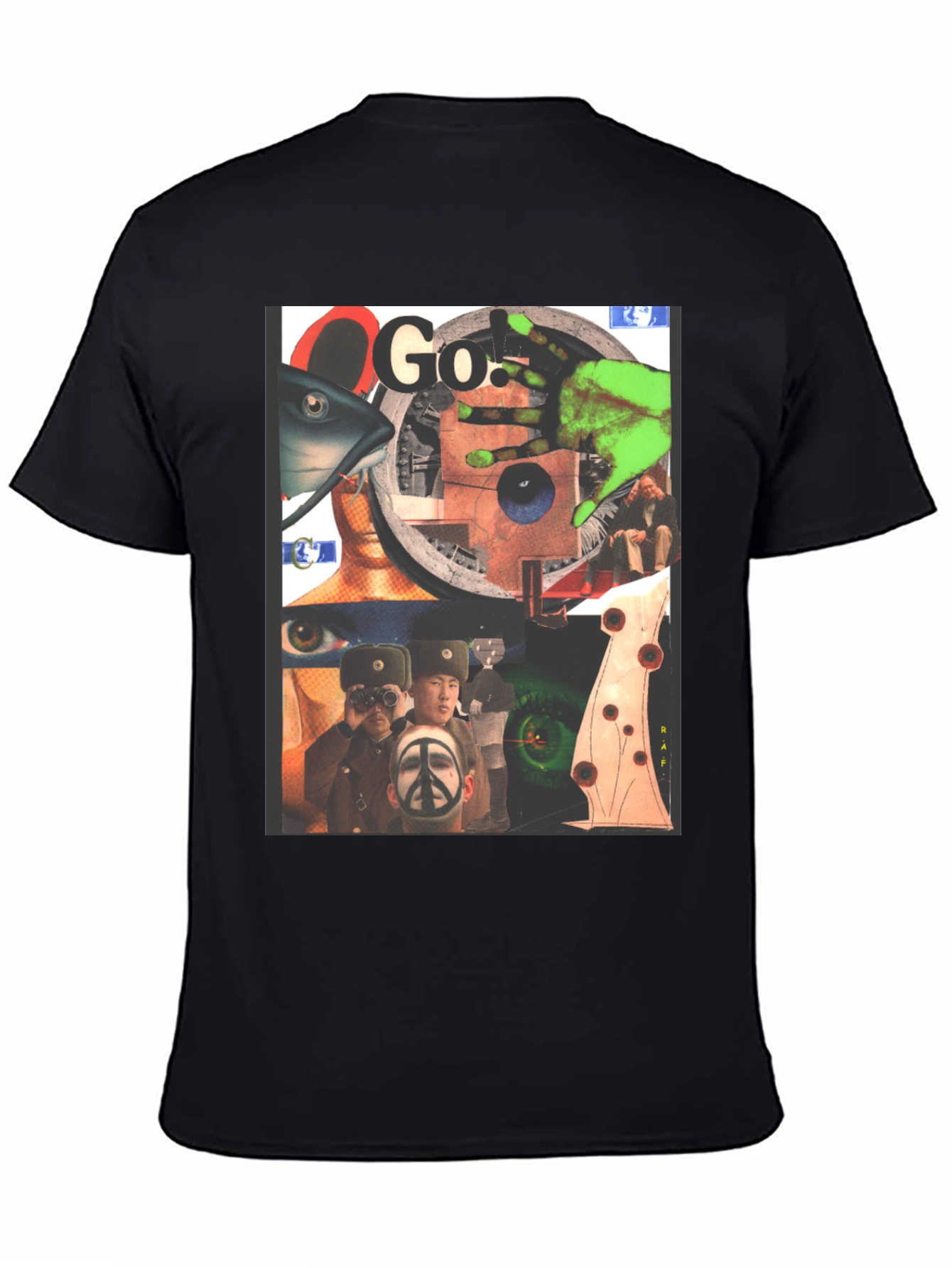 Graphic Print Black T-Shirt