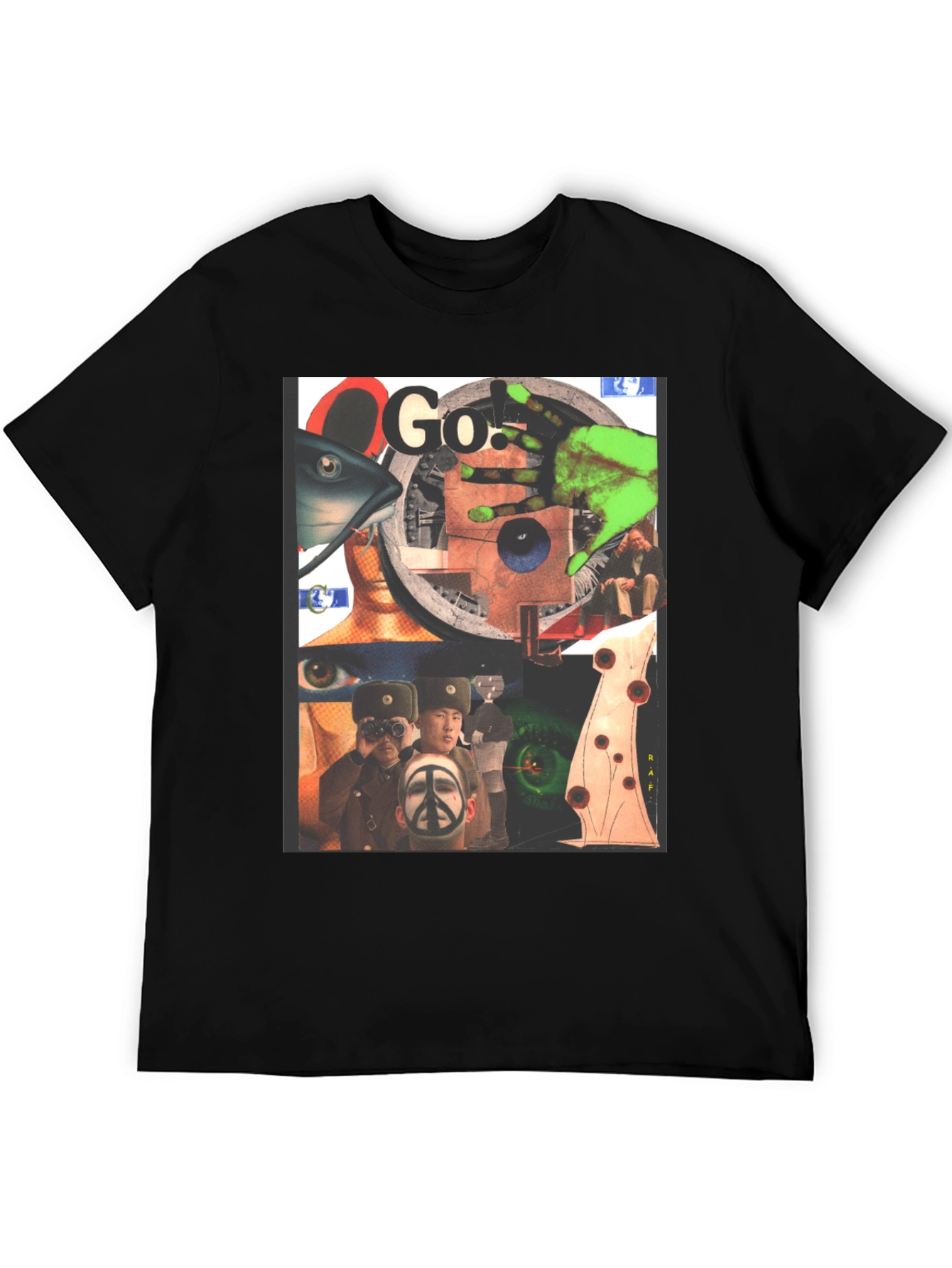 Graphic Print Black T-Shirt