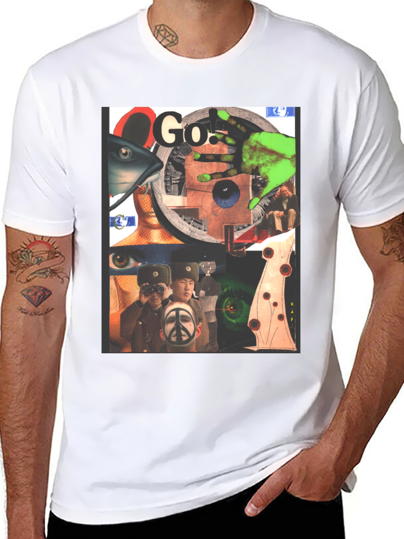 Graphic Print Black T-Shirt