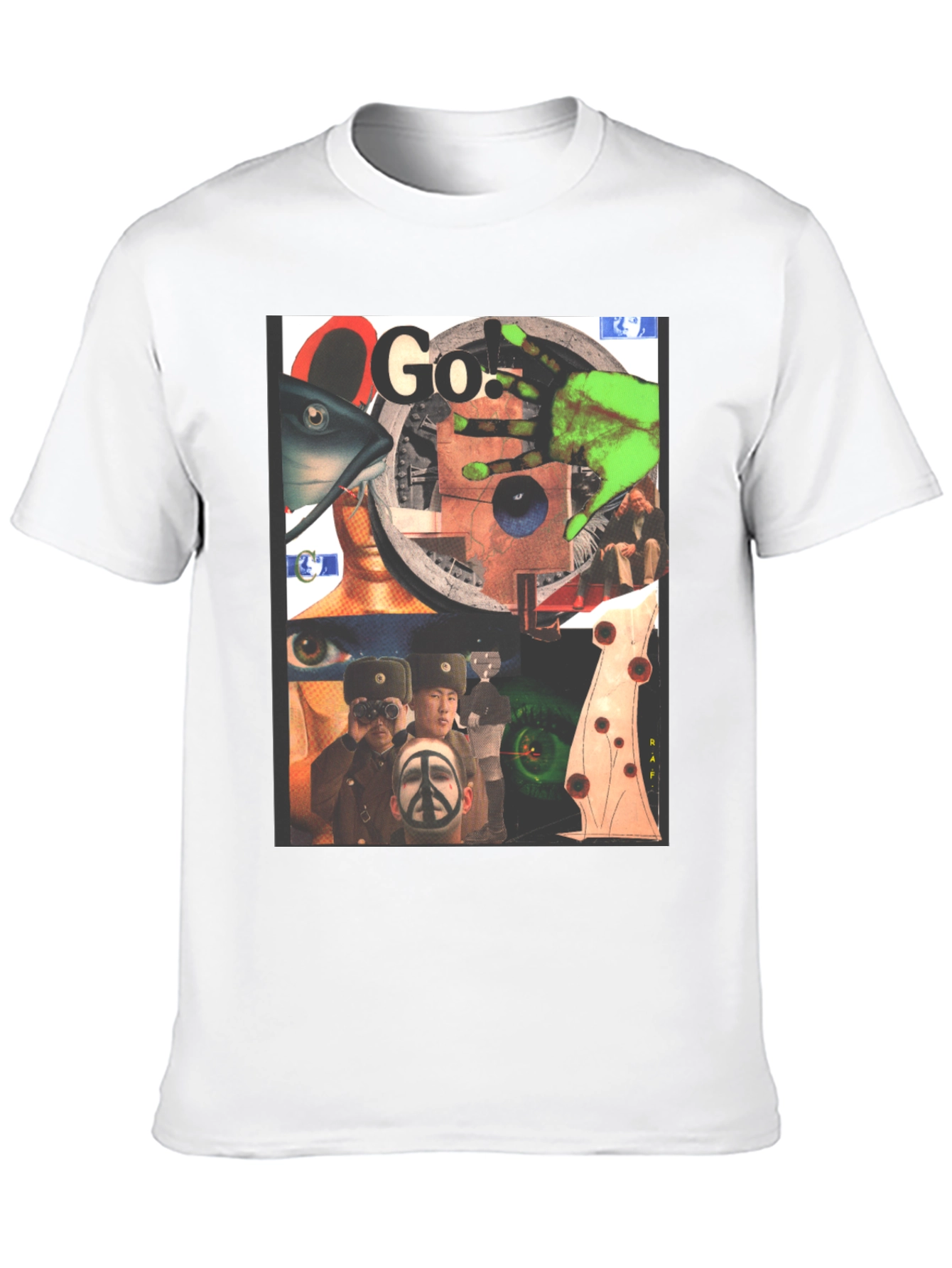 Graphic Print Black T-Shirt