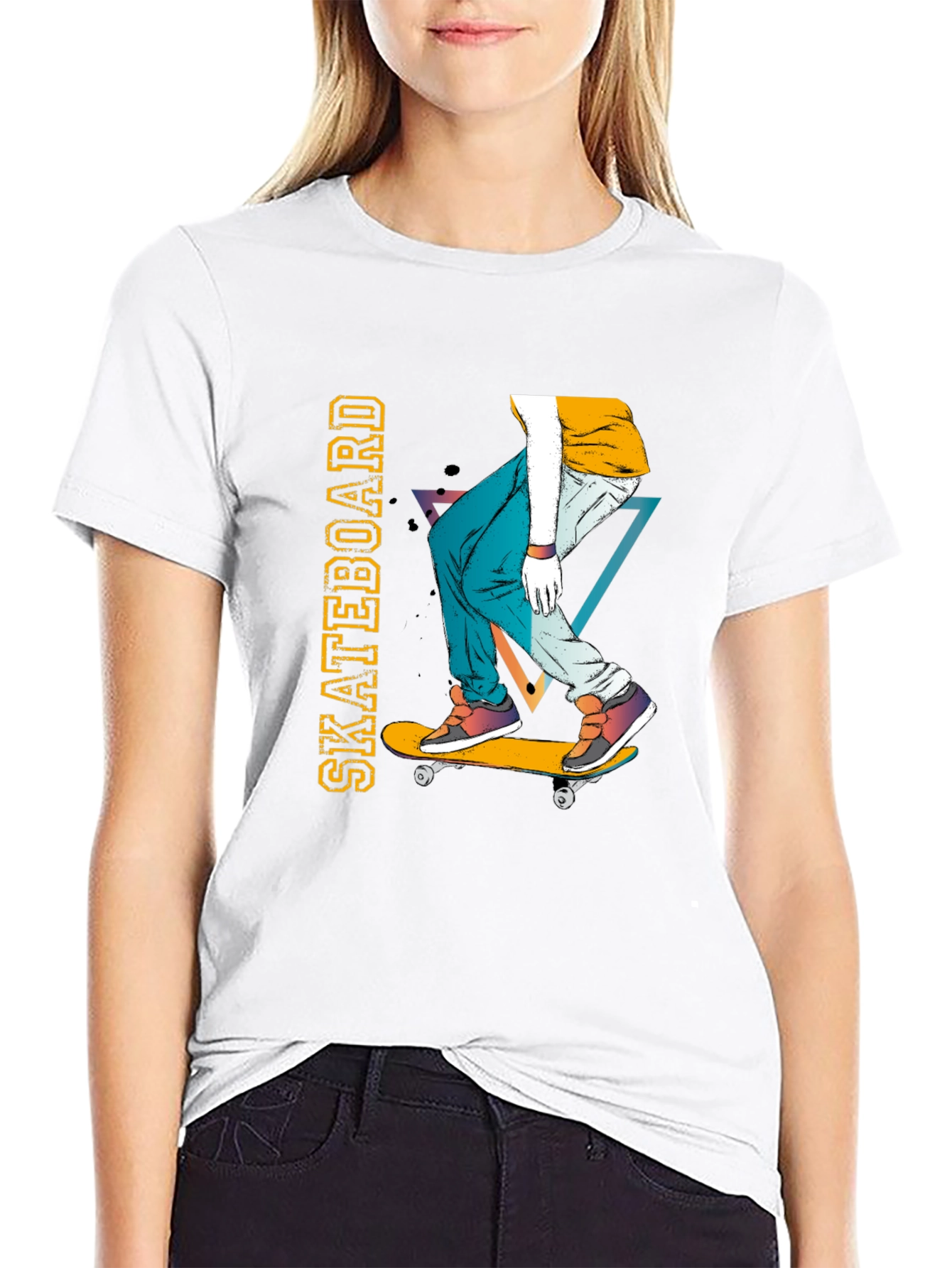 Skateboarder Graphic Tee - Cool Casual Style