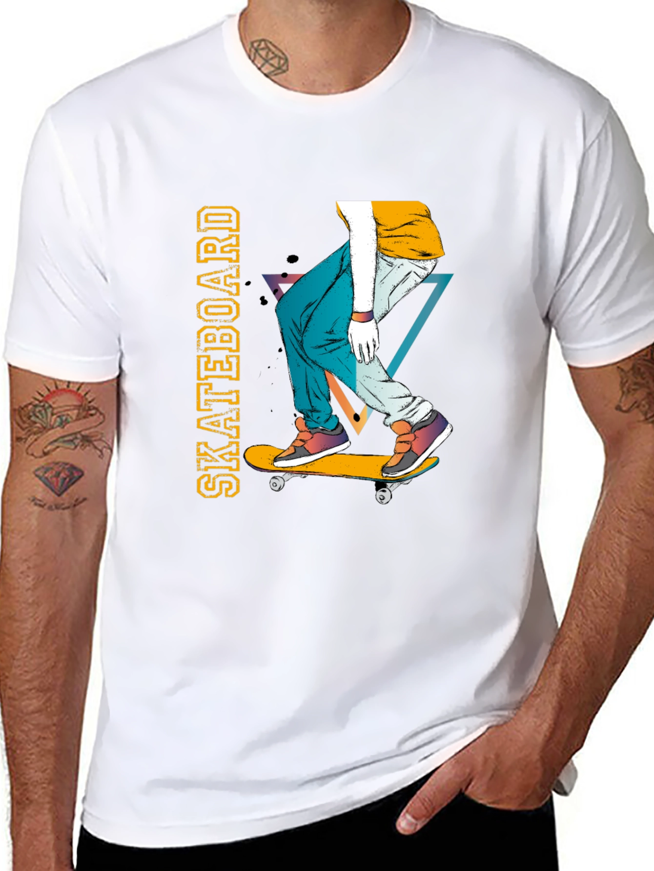 Skateboarder Graphic Tee - Cool Casual Style