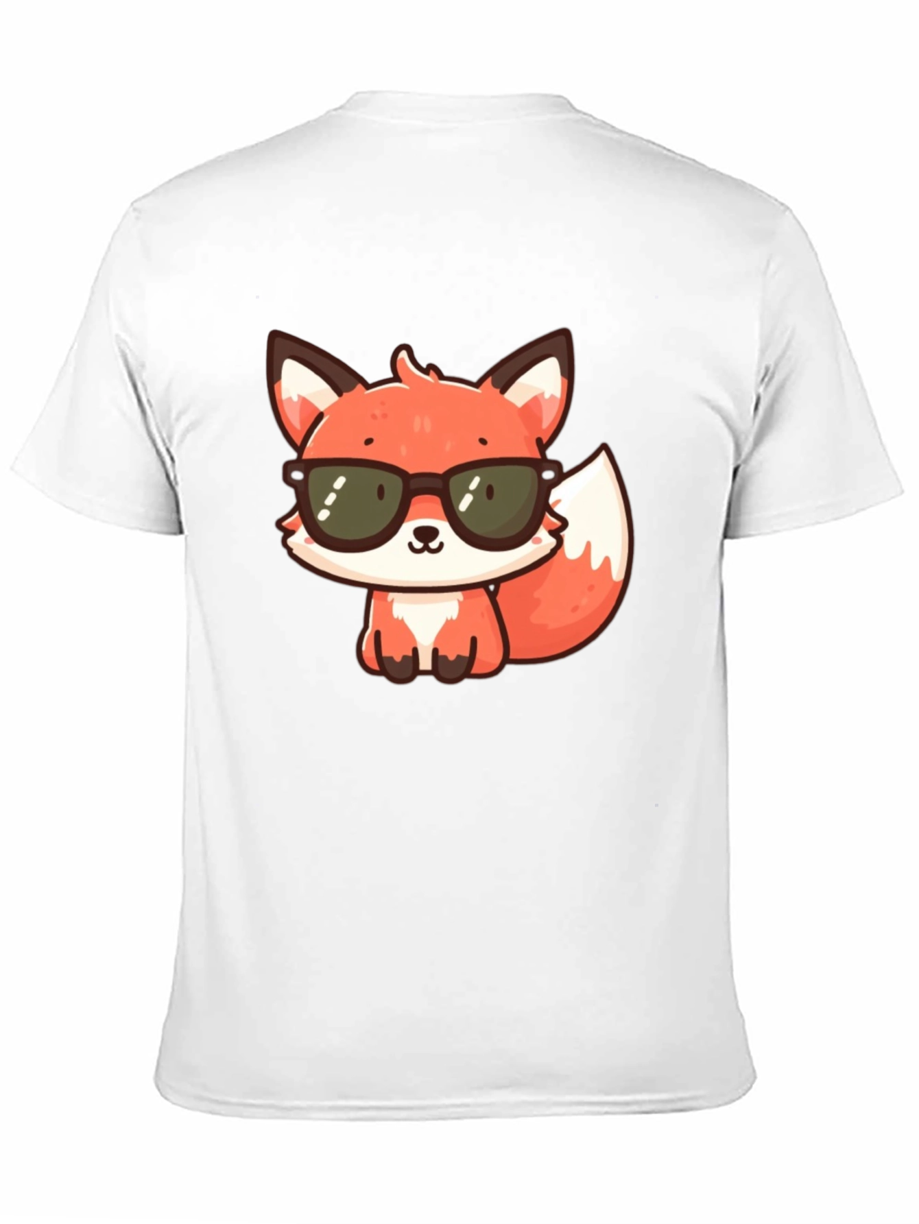 Cool Fox Graphic T-Shirt - Black Cotton Tee