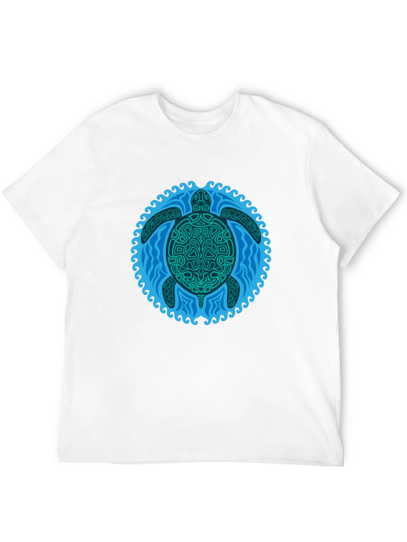 Turtle Graphic Black T-Shirt