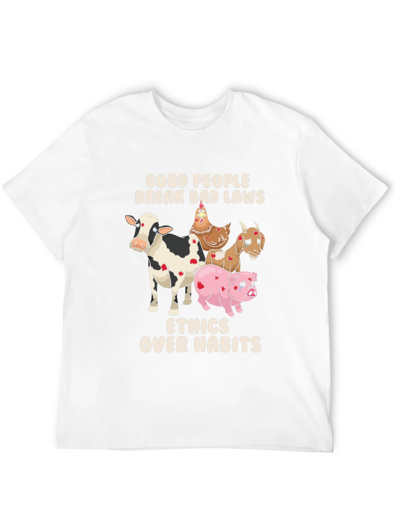Ethical Lifestyle T-Shirt: Good People Break Bad Laws