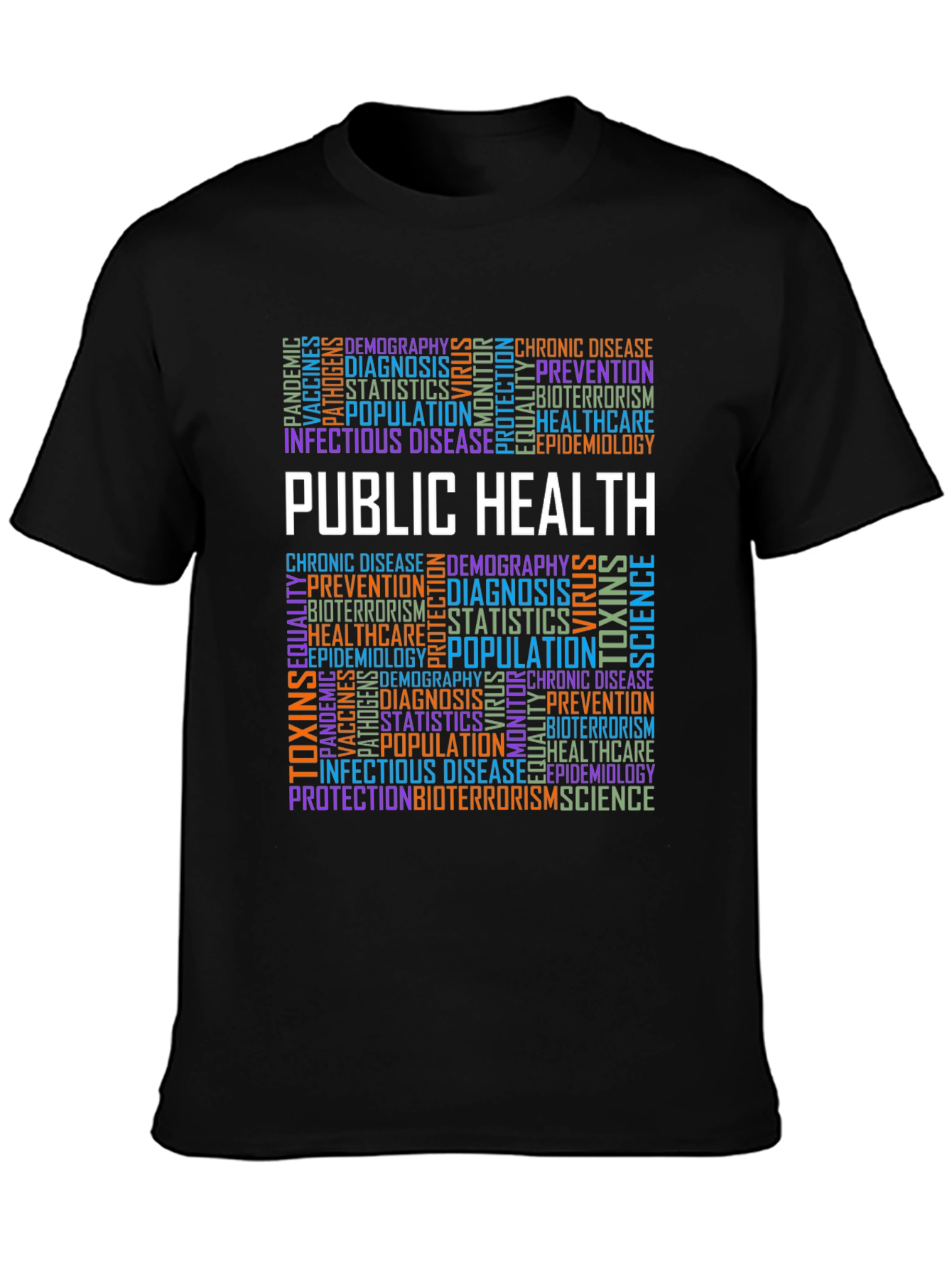 Public Health Word Art T-Shirt