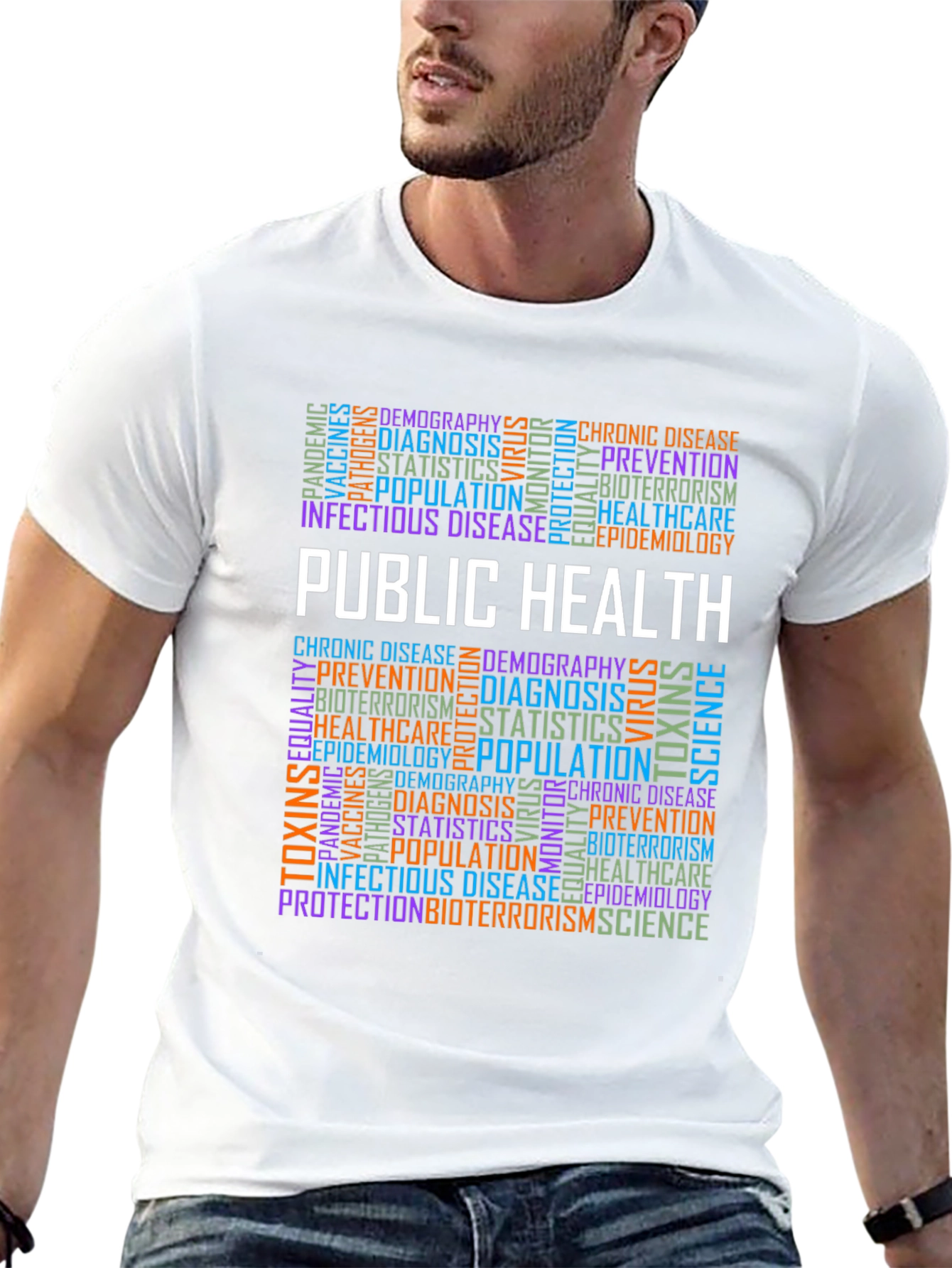 Public Health Word Art T-Shirt