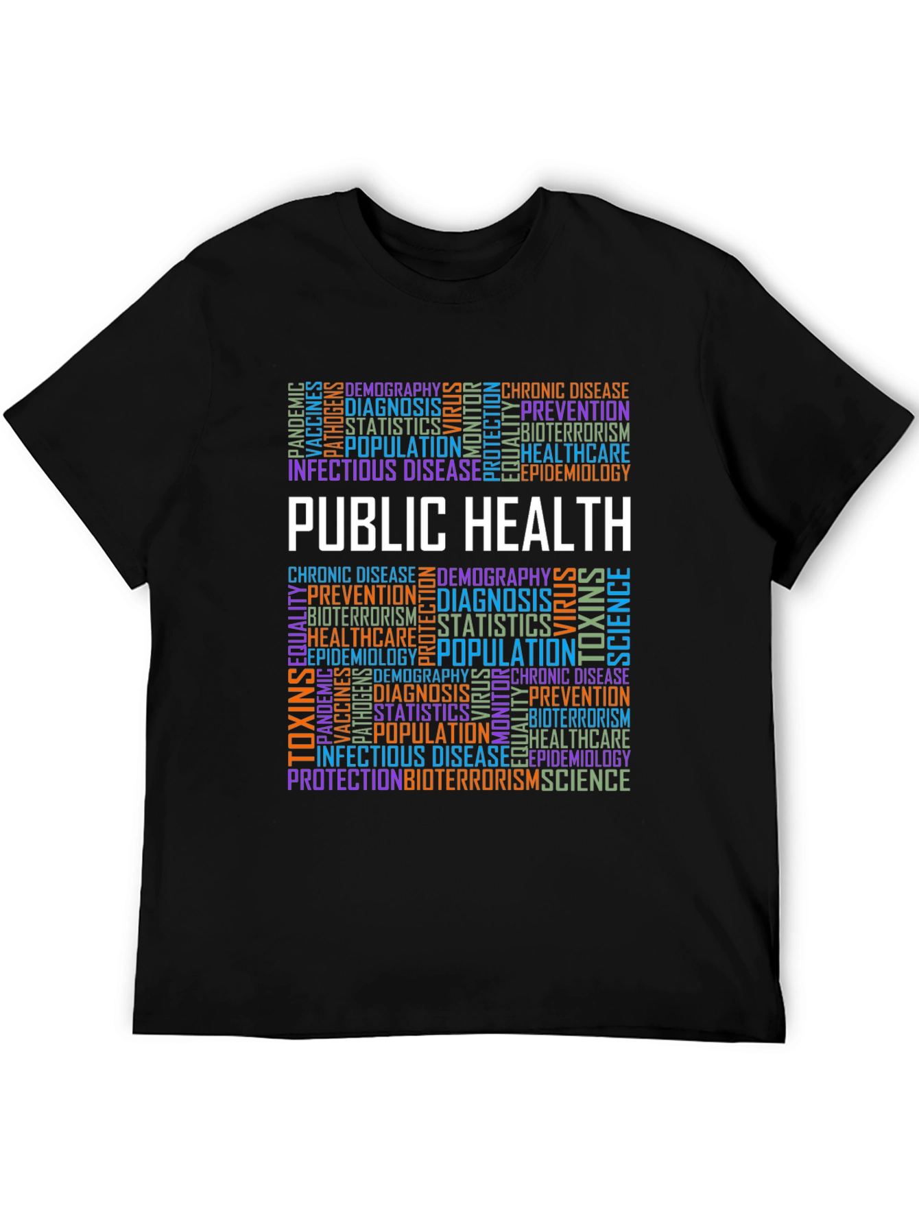 Public Health Word Art T-Shirt