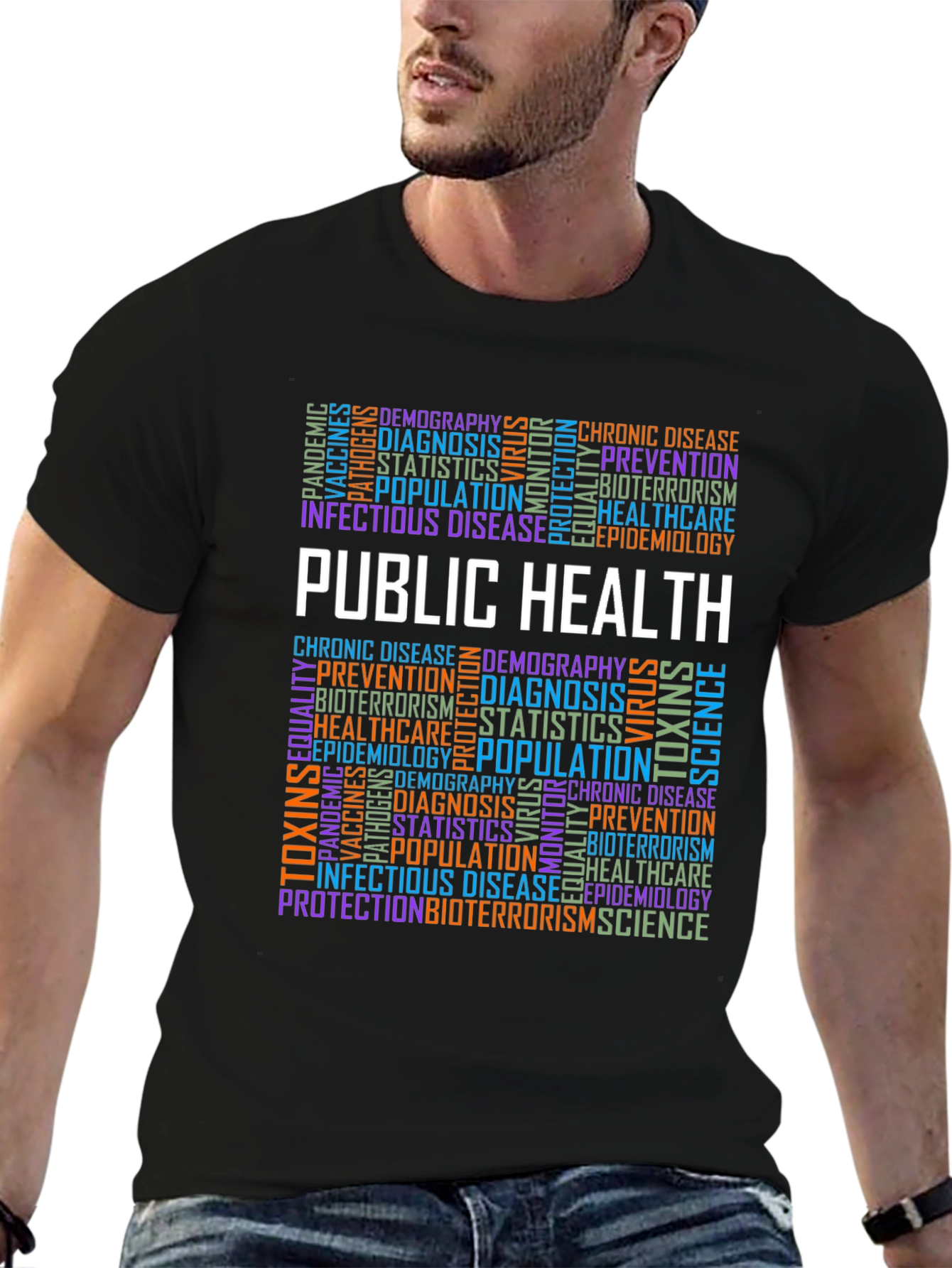 Public Health Word Art T-Shirt