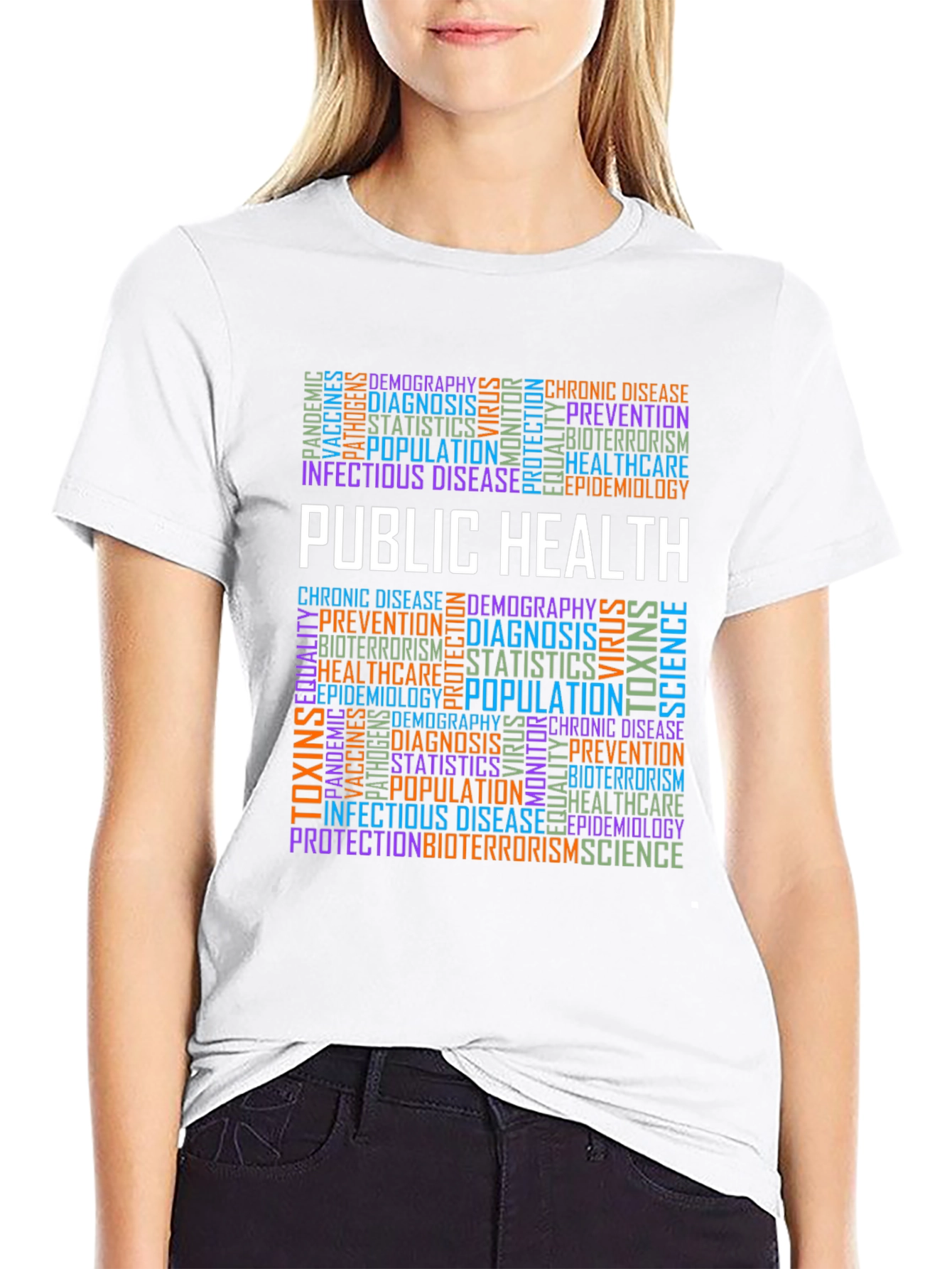 Public Health Word Art T-Shirt