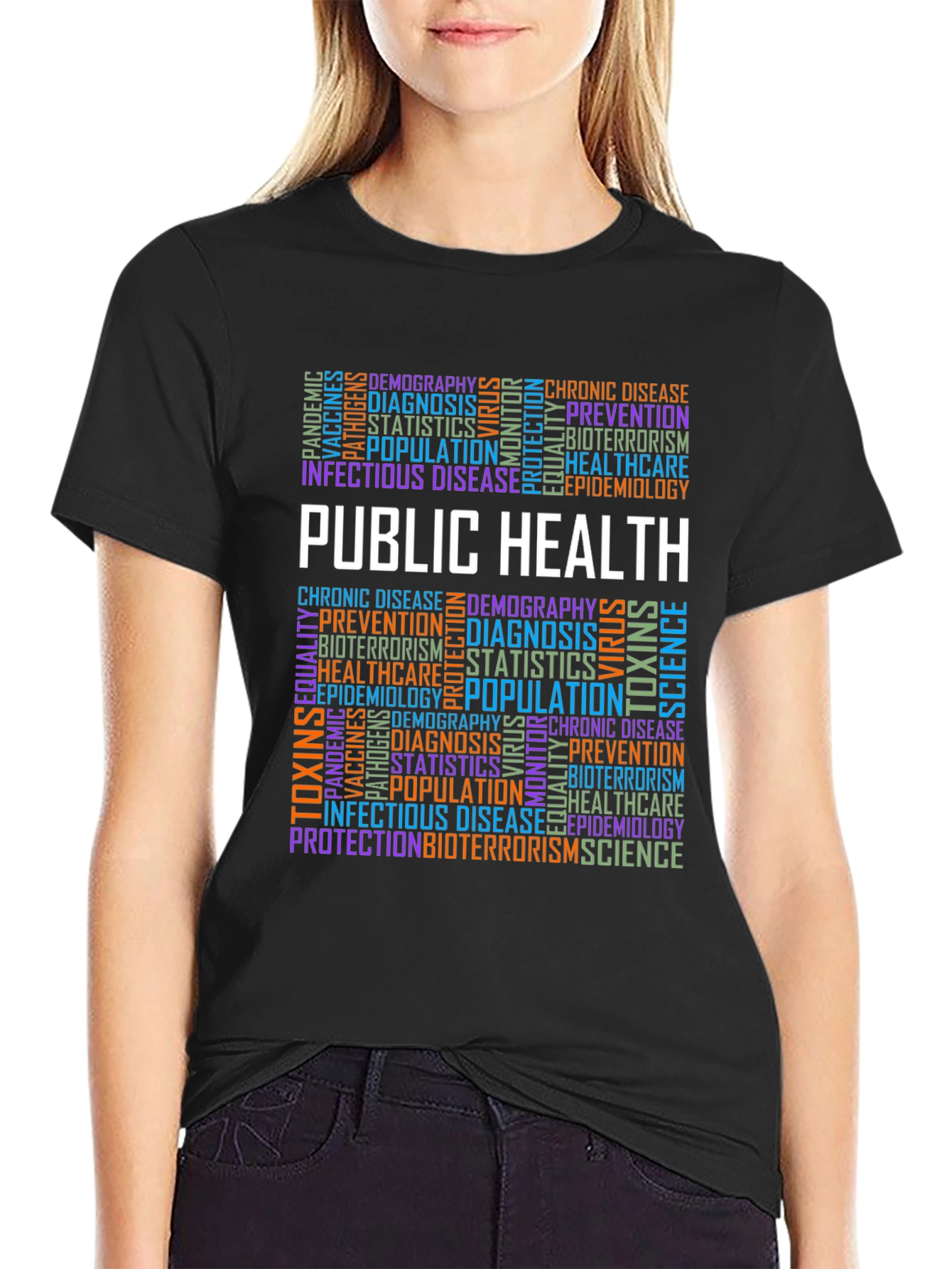 Public Health Word Art T-Shirt