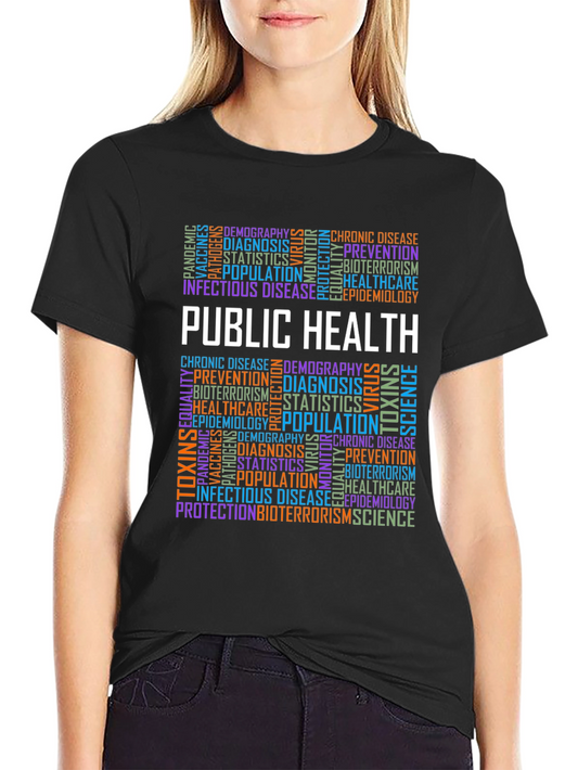 Public Health Word Art T-Shirt