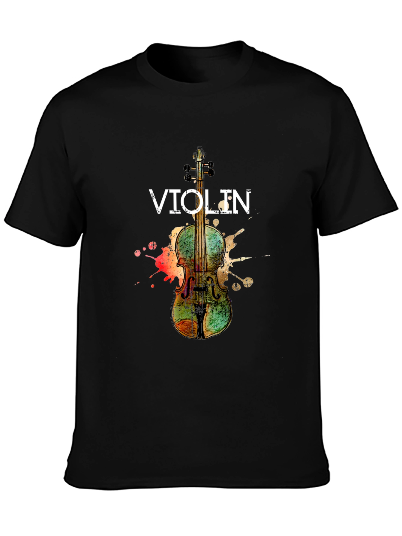 Violin Graphic T-Shirt - Music Lover Tee