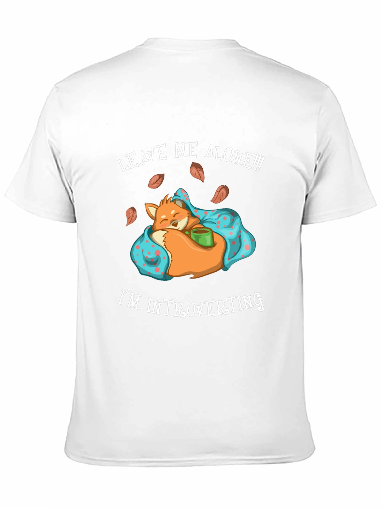Introverting Fox Graphic Tee - Leave Me Alone!
