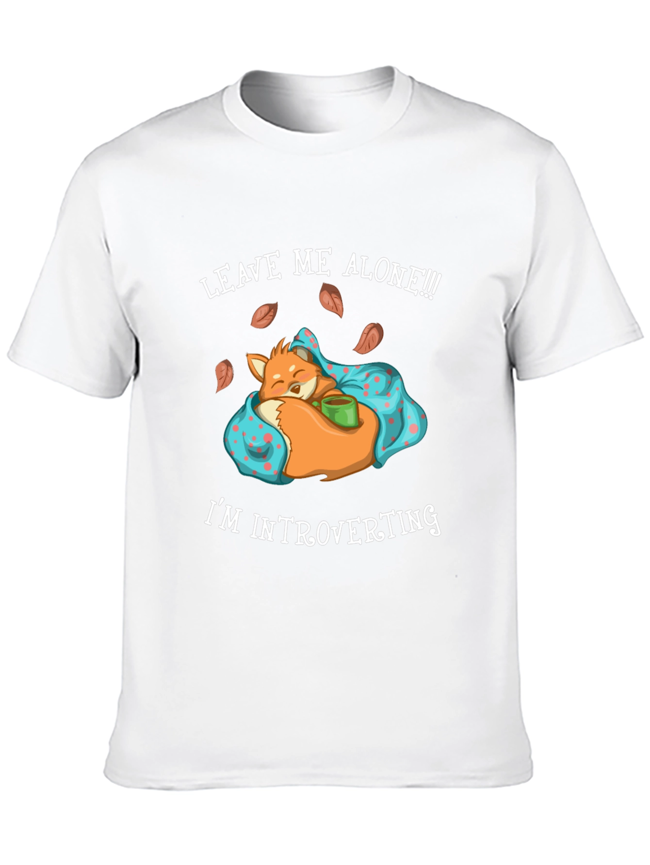 Introverting Fox Graphic Tee - Leave Me Alone!