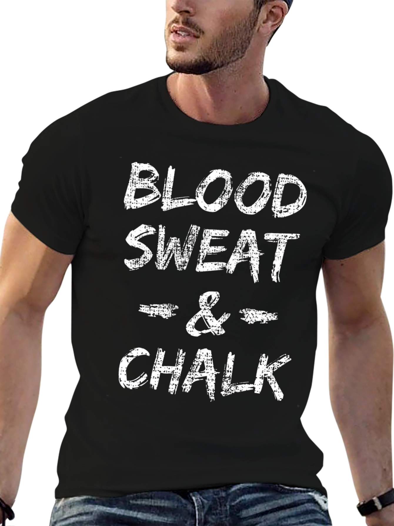 Blood Sweat & Chalk Graphic T-Shirt
