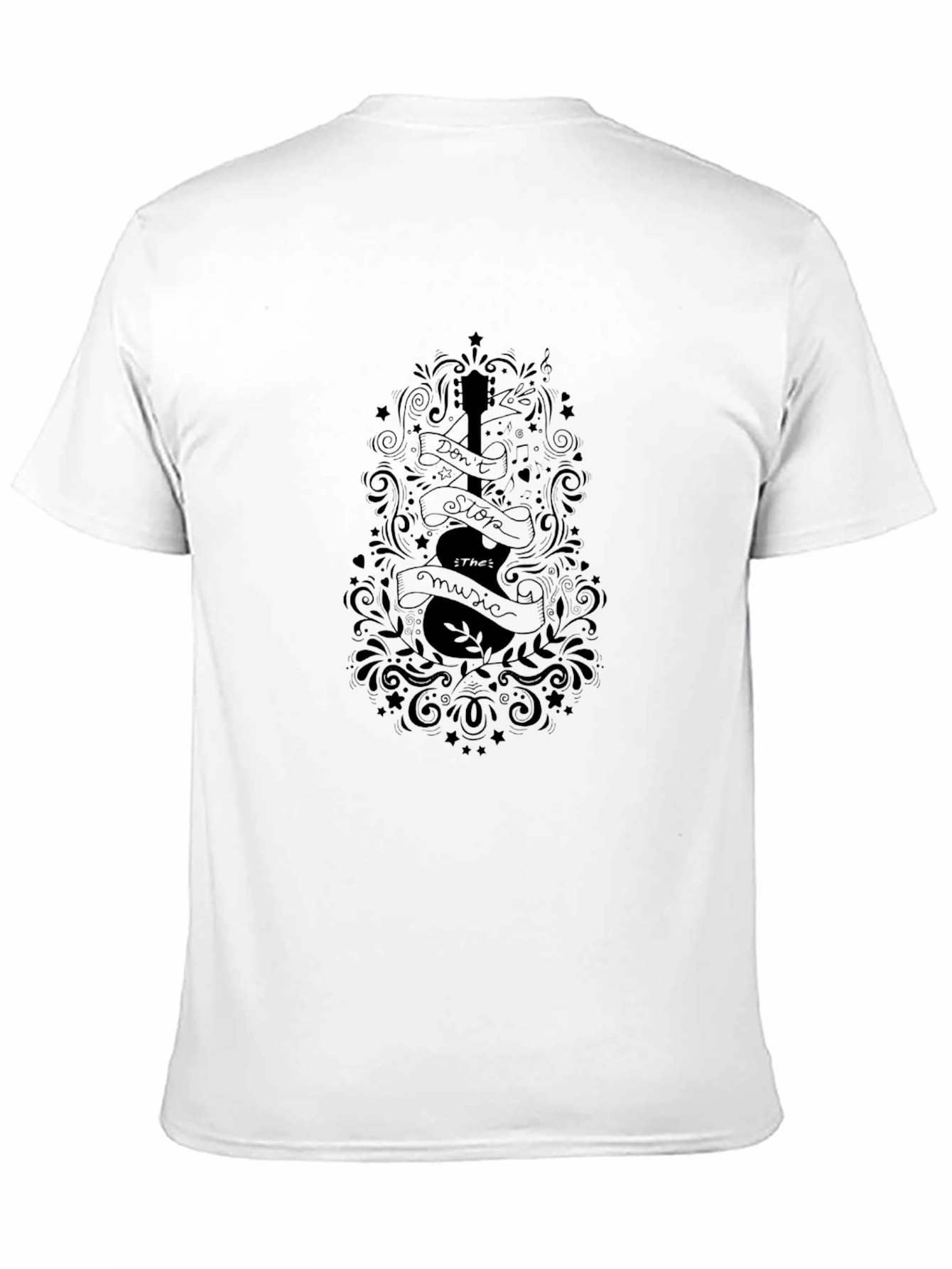 Dont Stop The Music Black T-Shirt