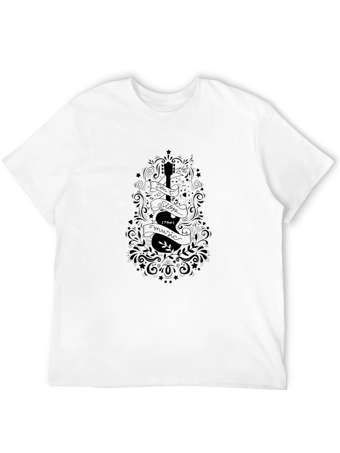 Dont Stop The Music Black T-Shirt