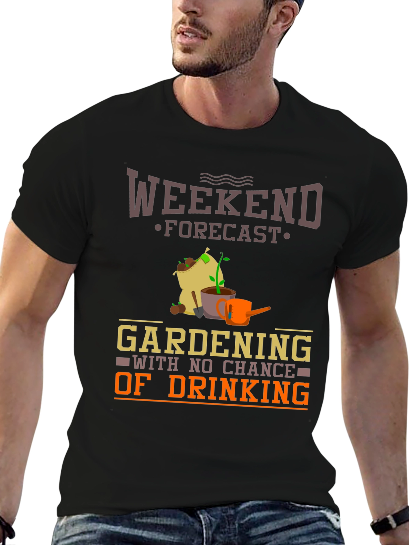 Weekend Gardening T-Shirt - No Chance of Drinking!