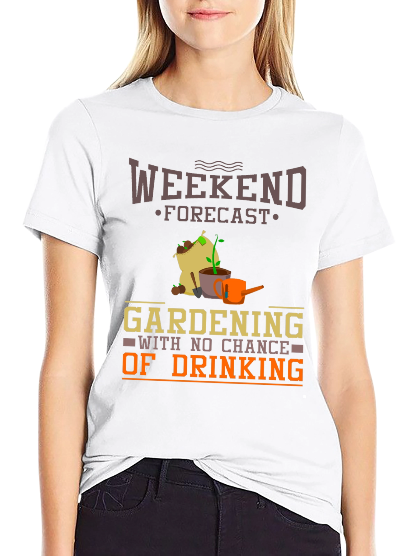 Weekend Gardening T-Shirt - No Chance of Drinking!
