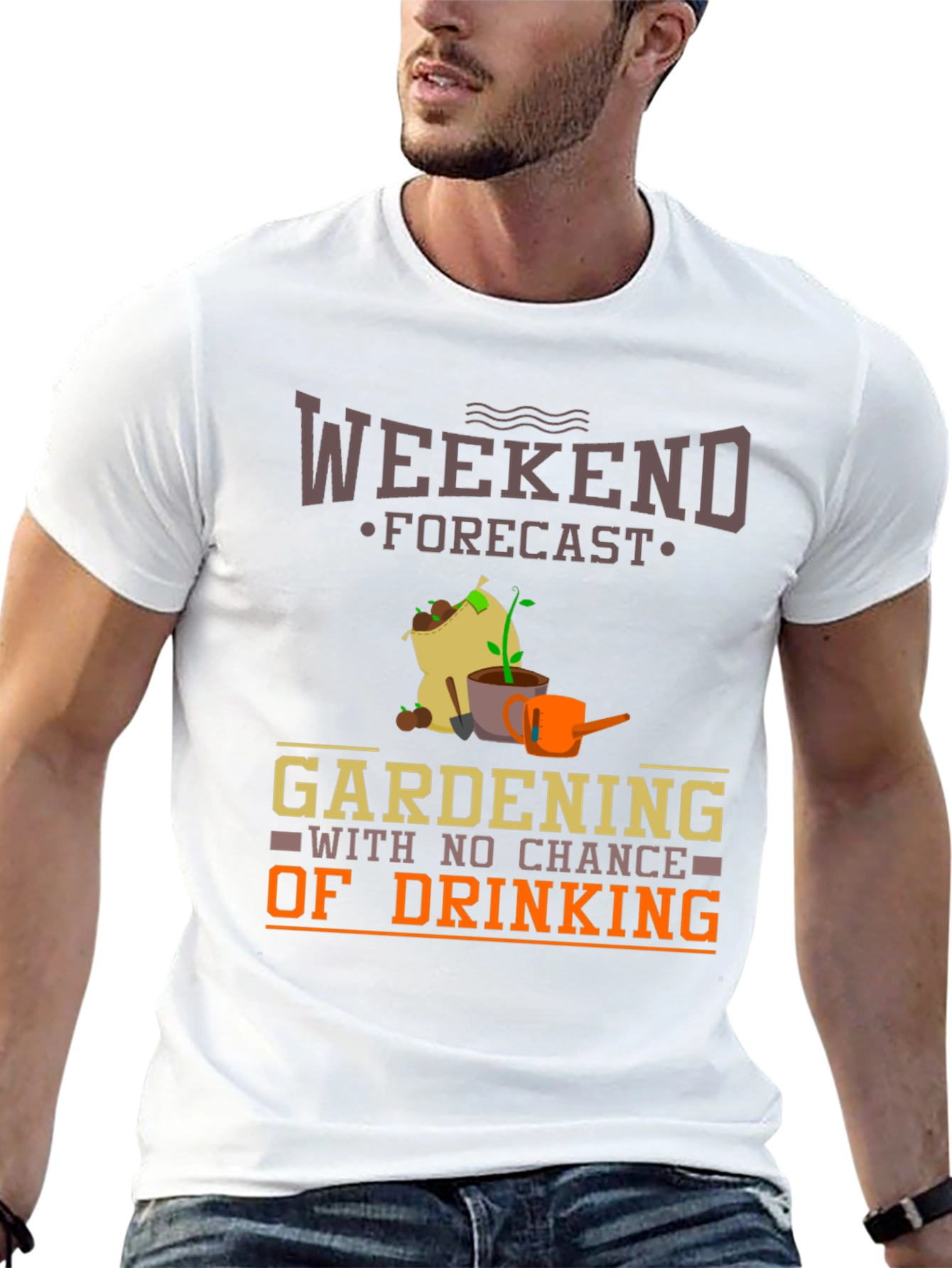 Weekend Gardening T-Shirt - No Chance of Drinking!