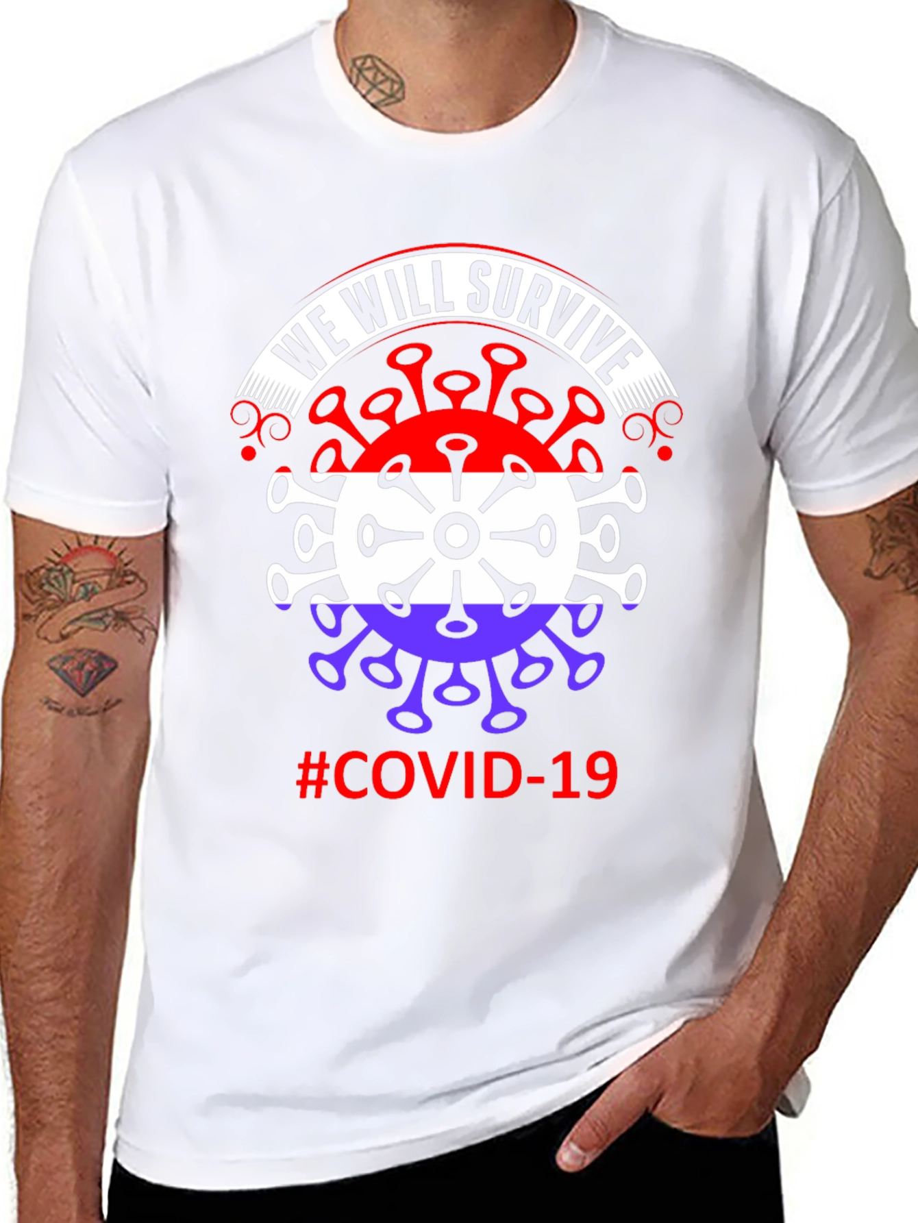 We Will Survive COVID-19 Graphic Tee