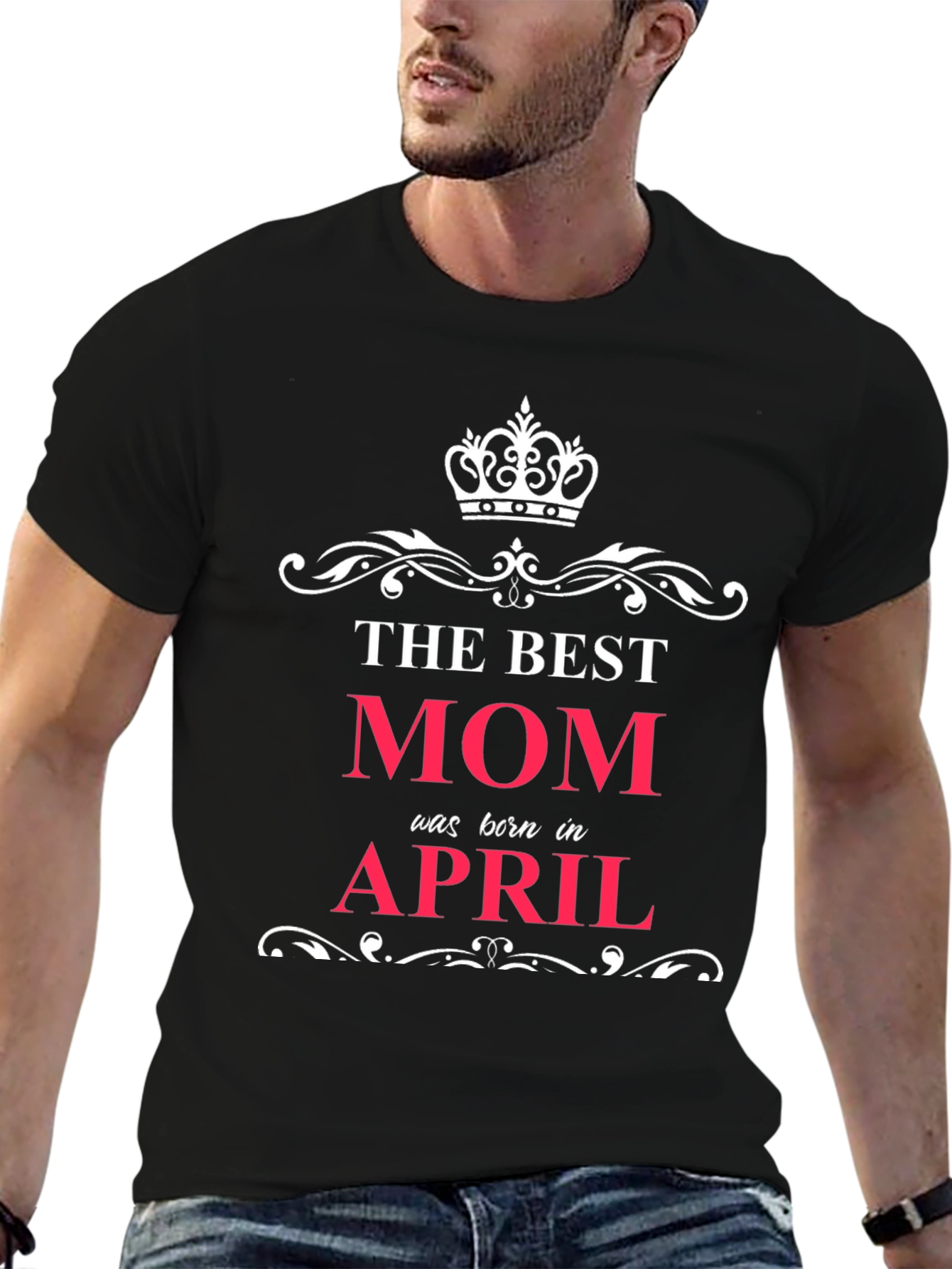 Best Mom Born in April T-Shirt