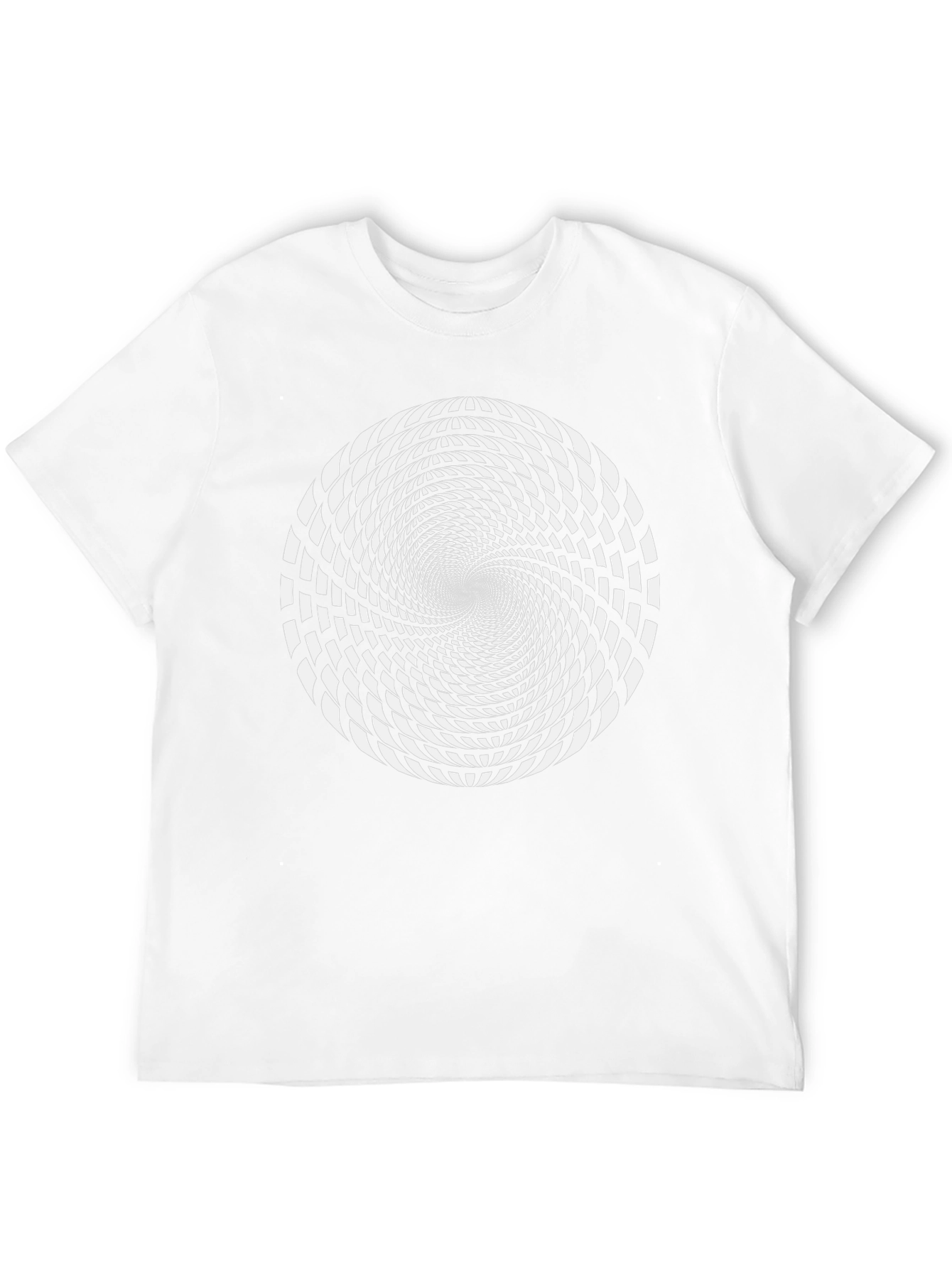 Optical Illusion Graphic Tee - Black