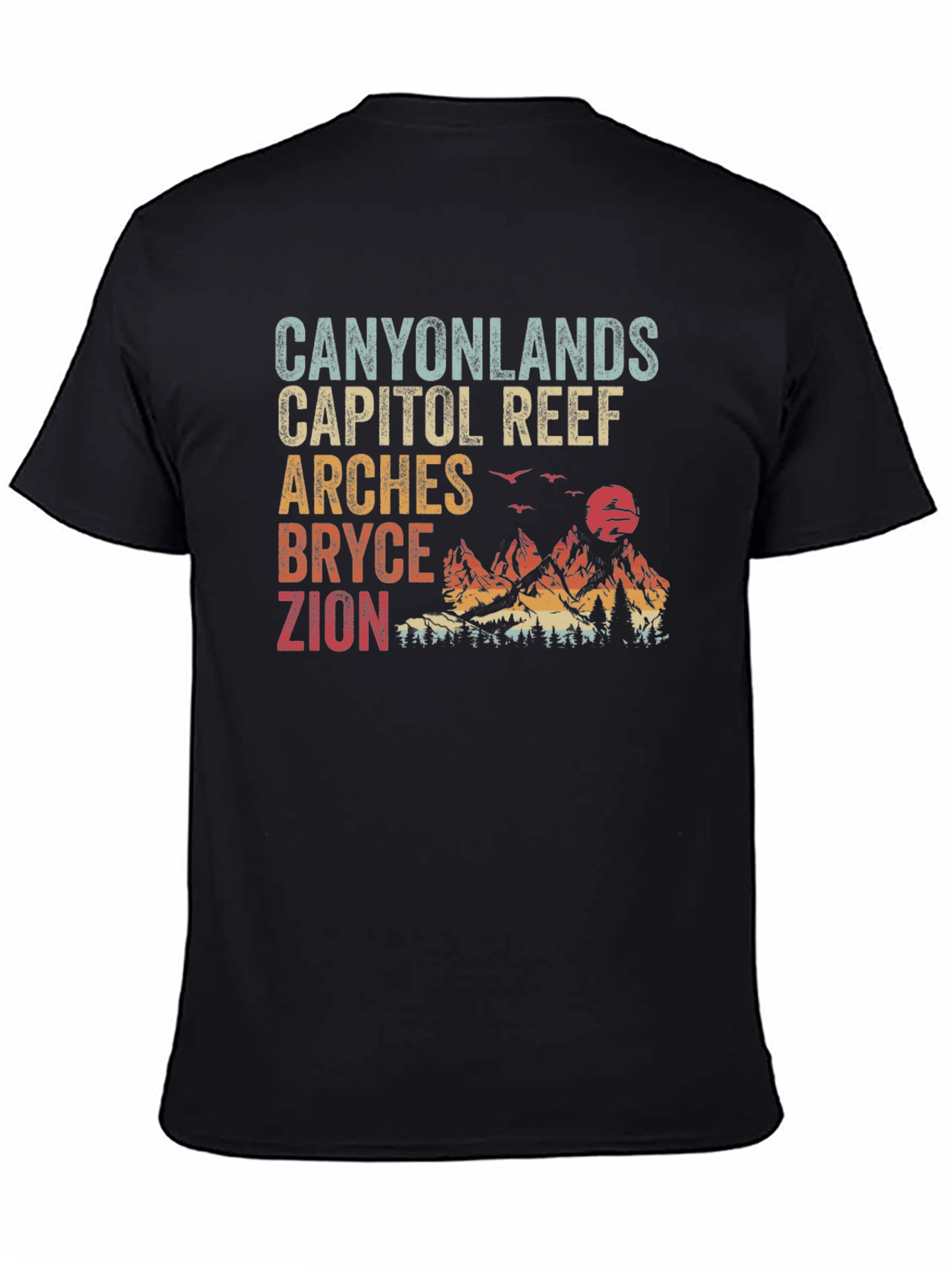 Utah National Parks Graphic Tee