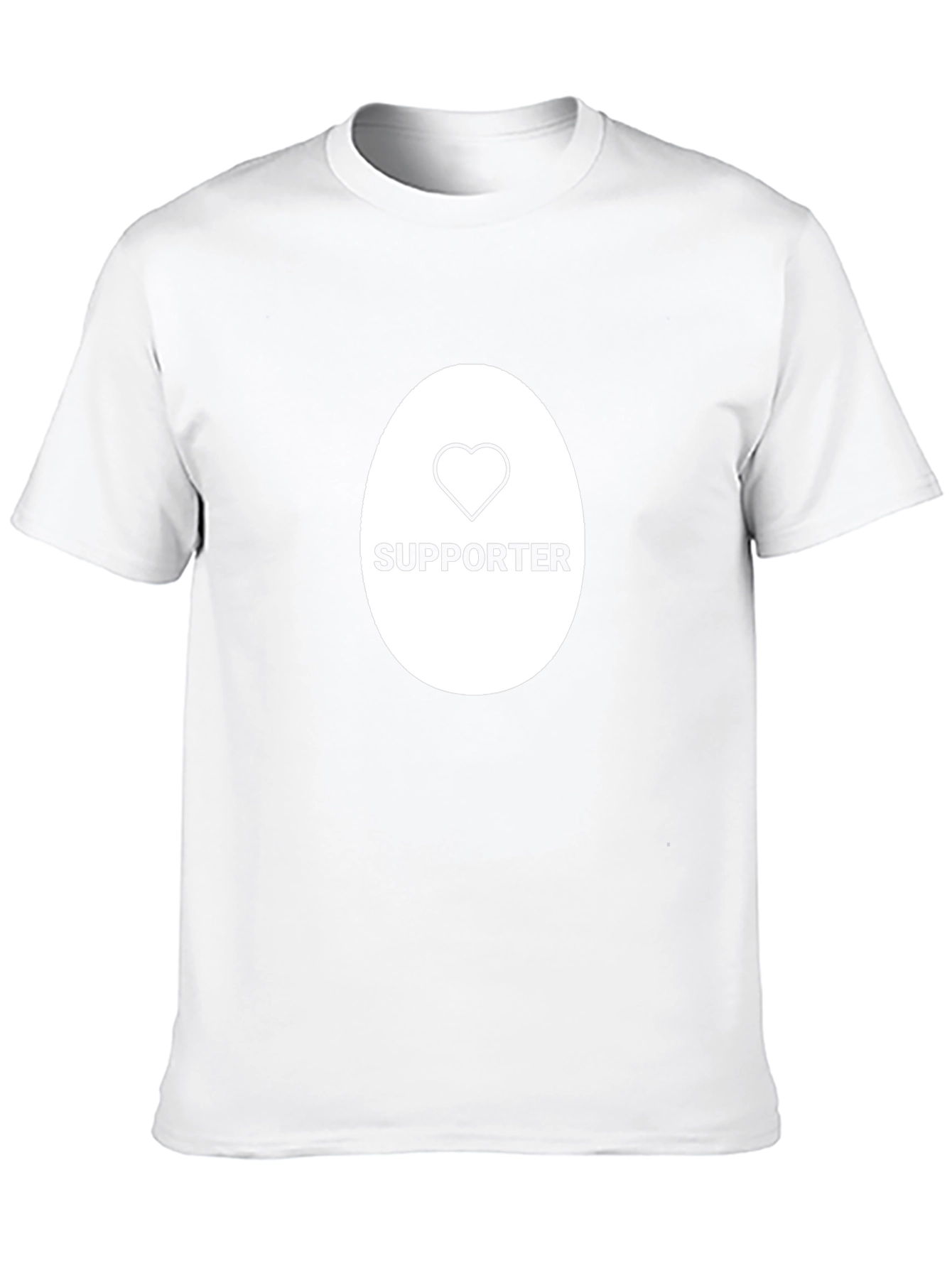 Supporter Heart Graphic Black Tee
