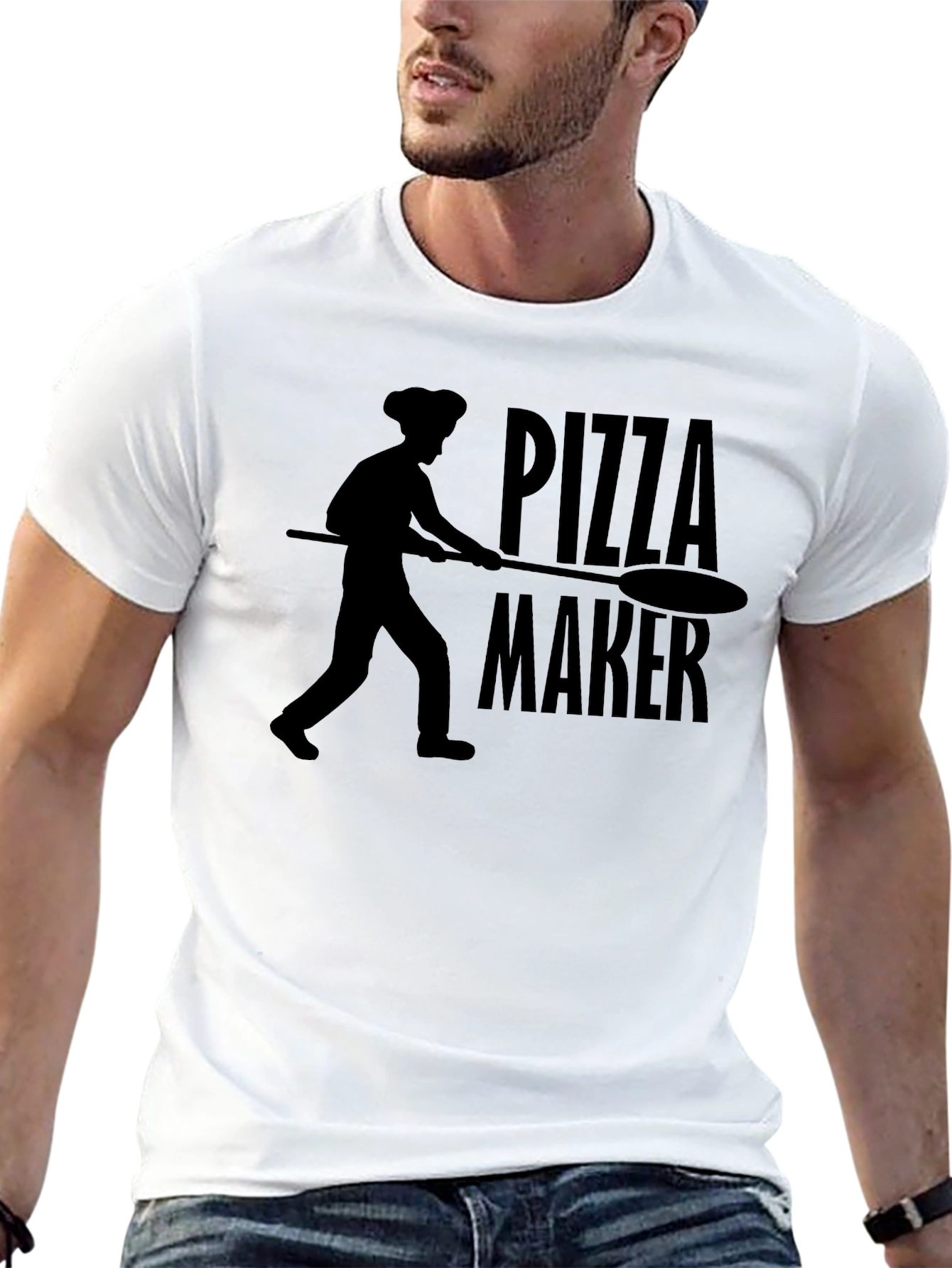 Pizza Maker Graphic T-Shirt - Foodie Apparel