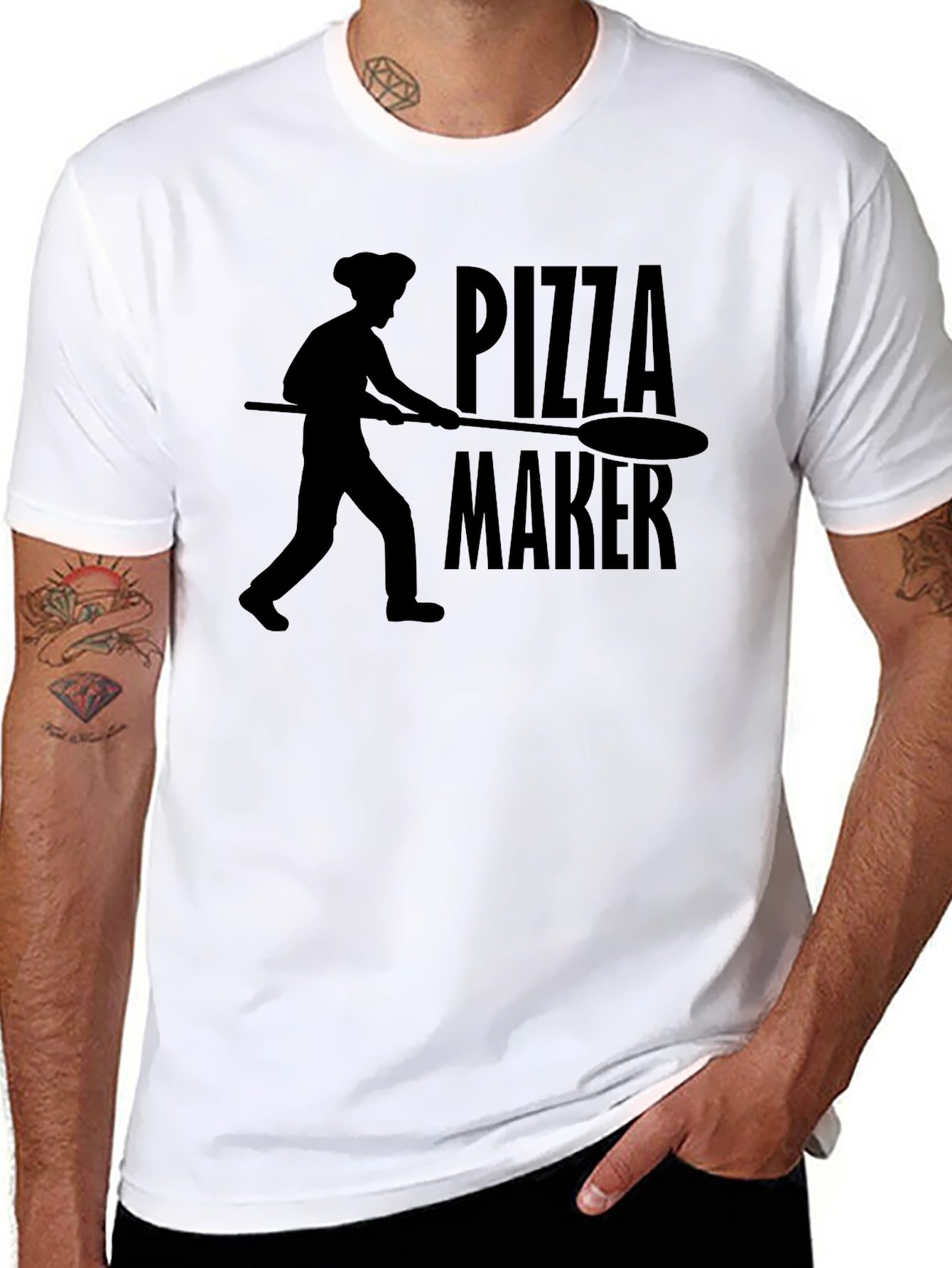 Pizza Maker Graphic T-Shirt - Foodie Apparel