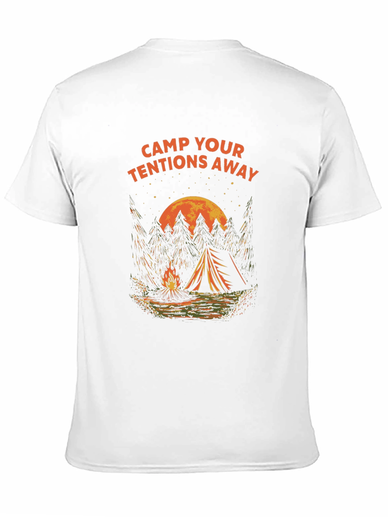 Camp Your Tentions Away Graphic Tee